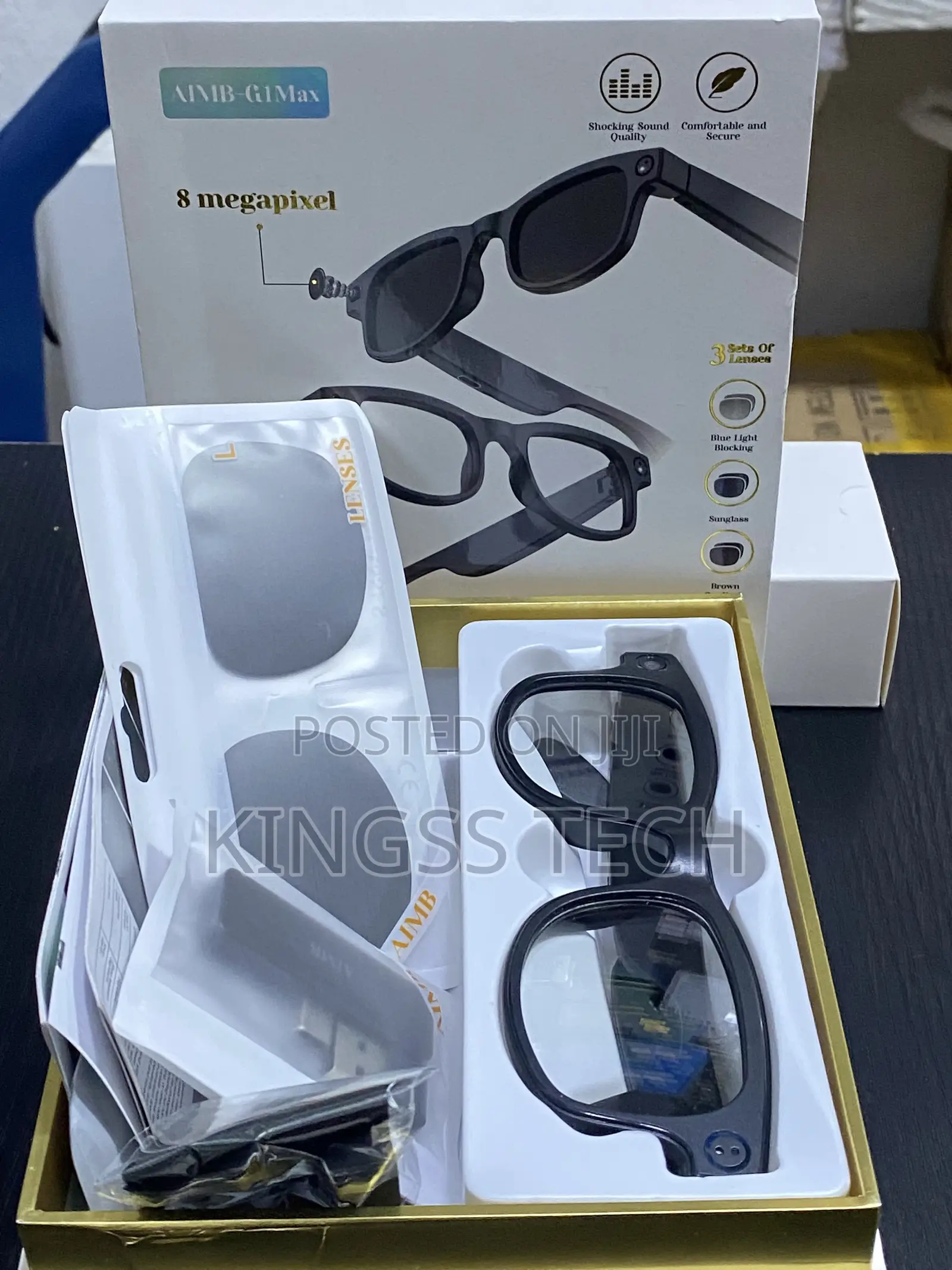 AIMB-G1max AI Smart Glasses Camera