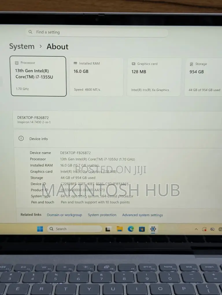 Laptop Dell Inspiron 14 7430 2-in-1 16GB Intel Core i7 SSD 1T