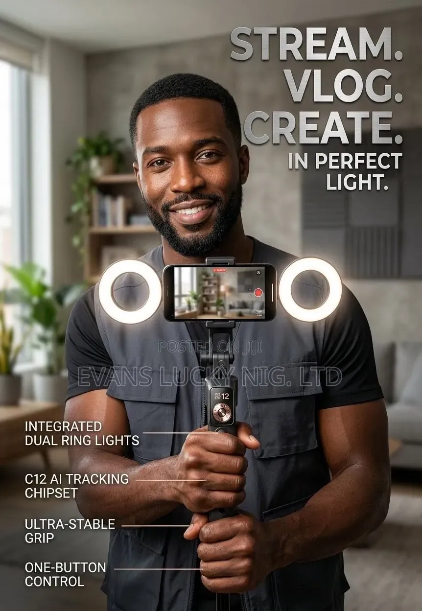 AI Tracking Selfie With Light