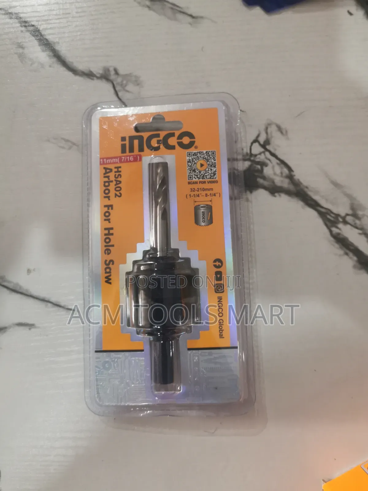 INGCO Arbor for Hole Saw 7/16" – HSA02