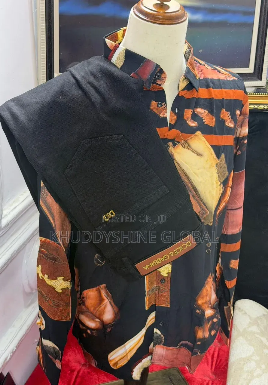 *High Quality Design Cotton Material Slick Shirt Available: M- XXL