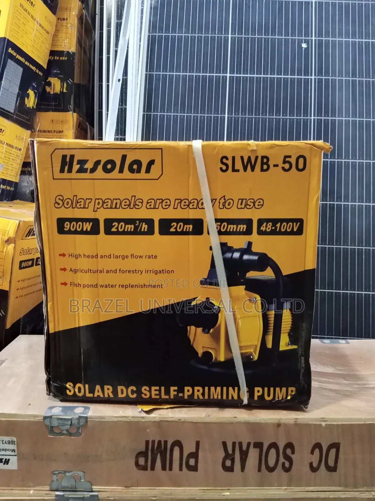 Hz Solar 900w Solar DC Self Priming Pump(irrigation Pump)