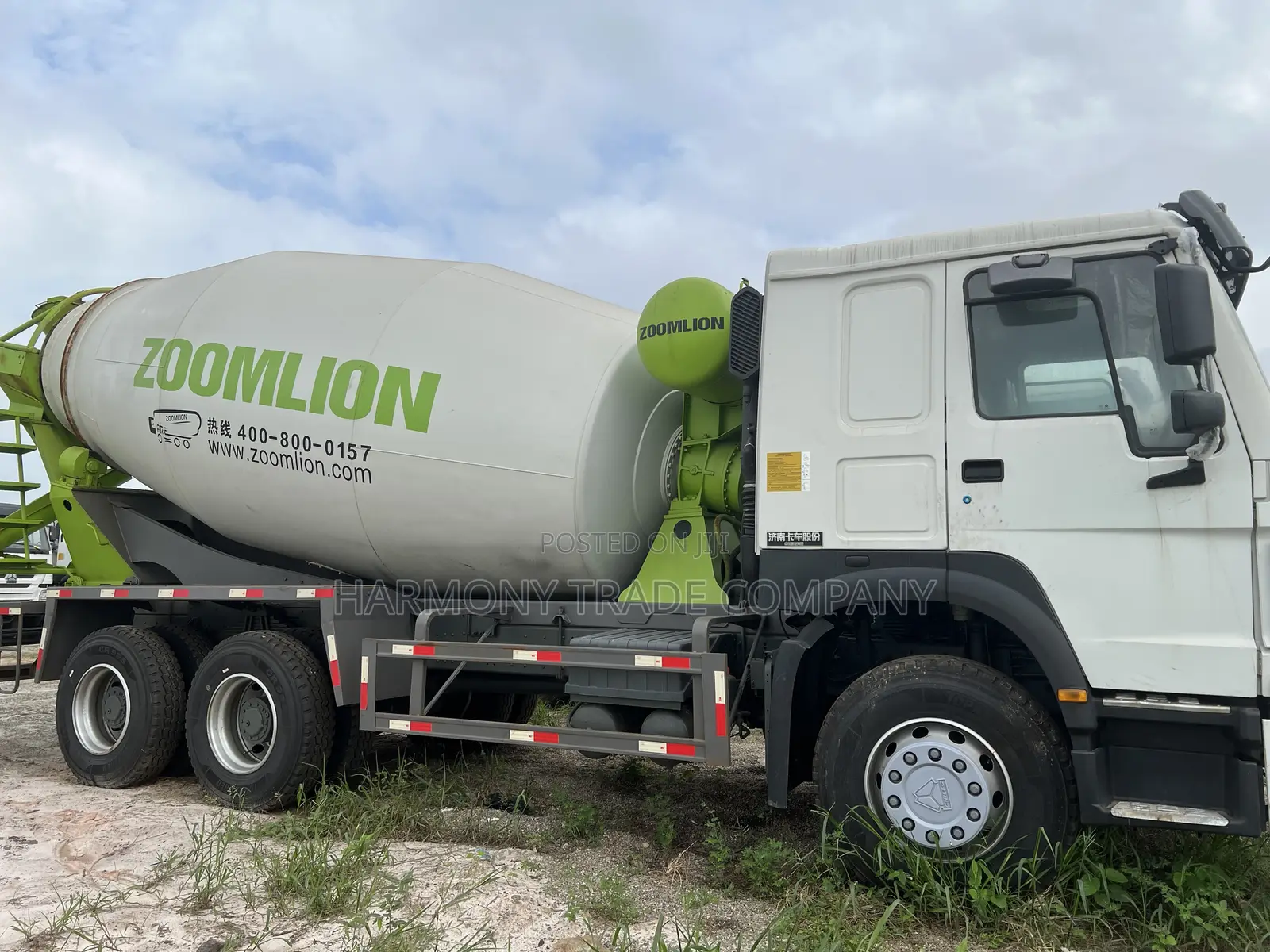 Howo 371 Cement Mixer Truck, 12 Cubic Meters,ready to Work