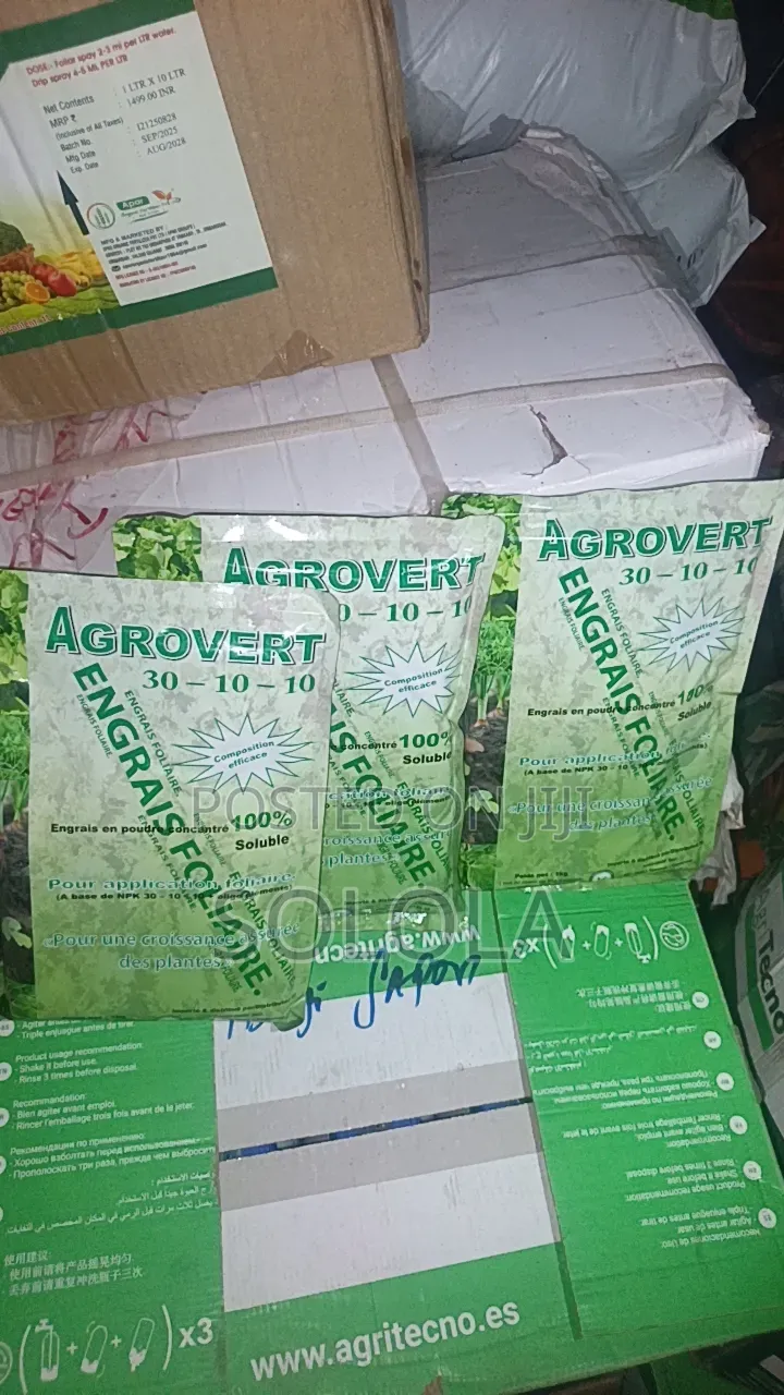 Agrovert 6-13-46, Pottase, 11-46-14, 30-10-10, 15-15-30