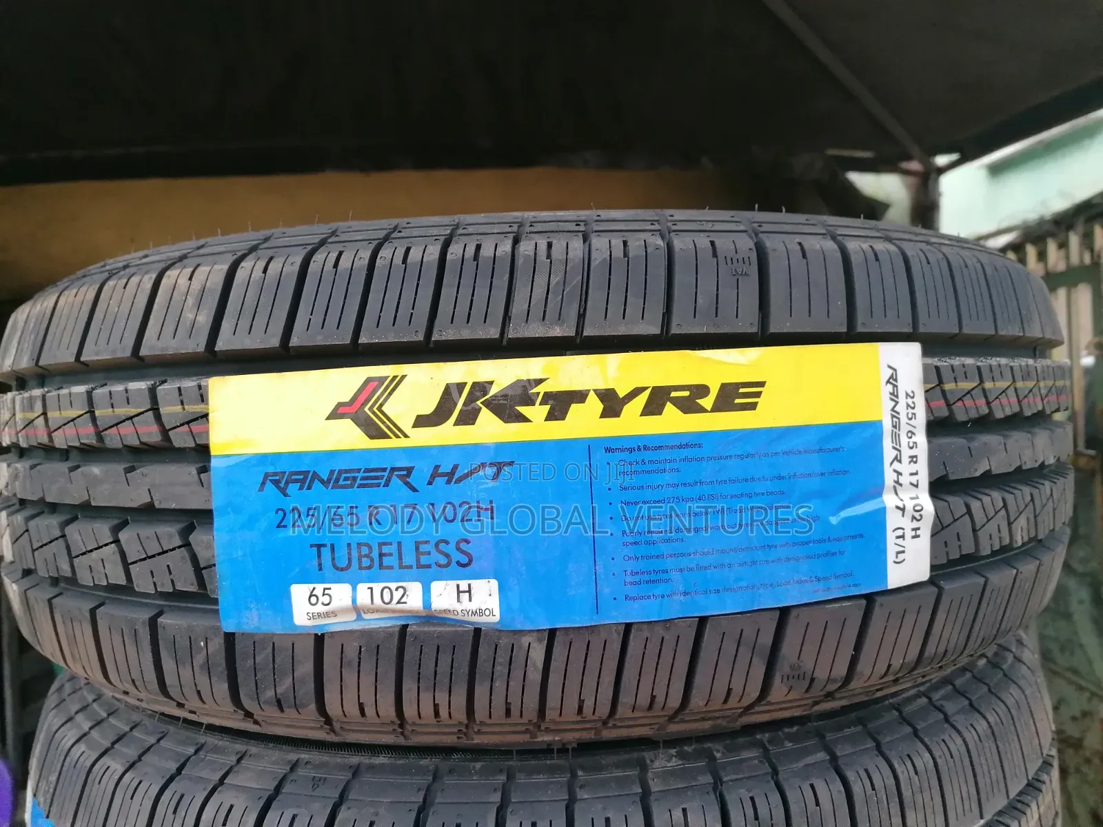 225/65 R17/ J K Tyres , Made in India, High Quality&Performance Tire's