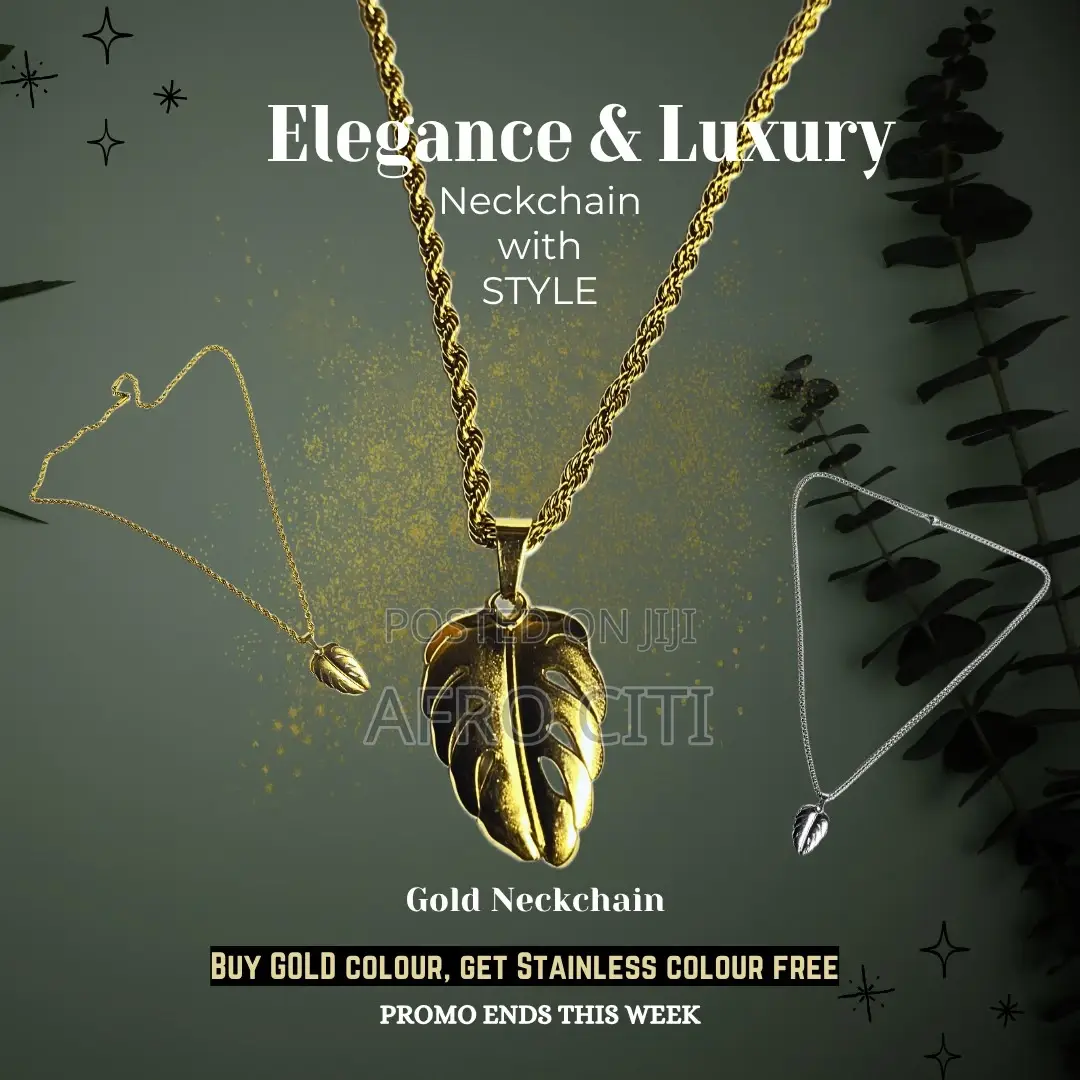 Men & Women Stainless Steel Fashion Chain Necklace