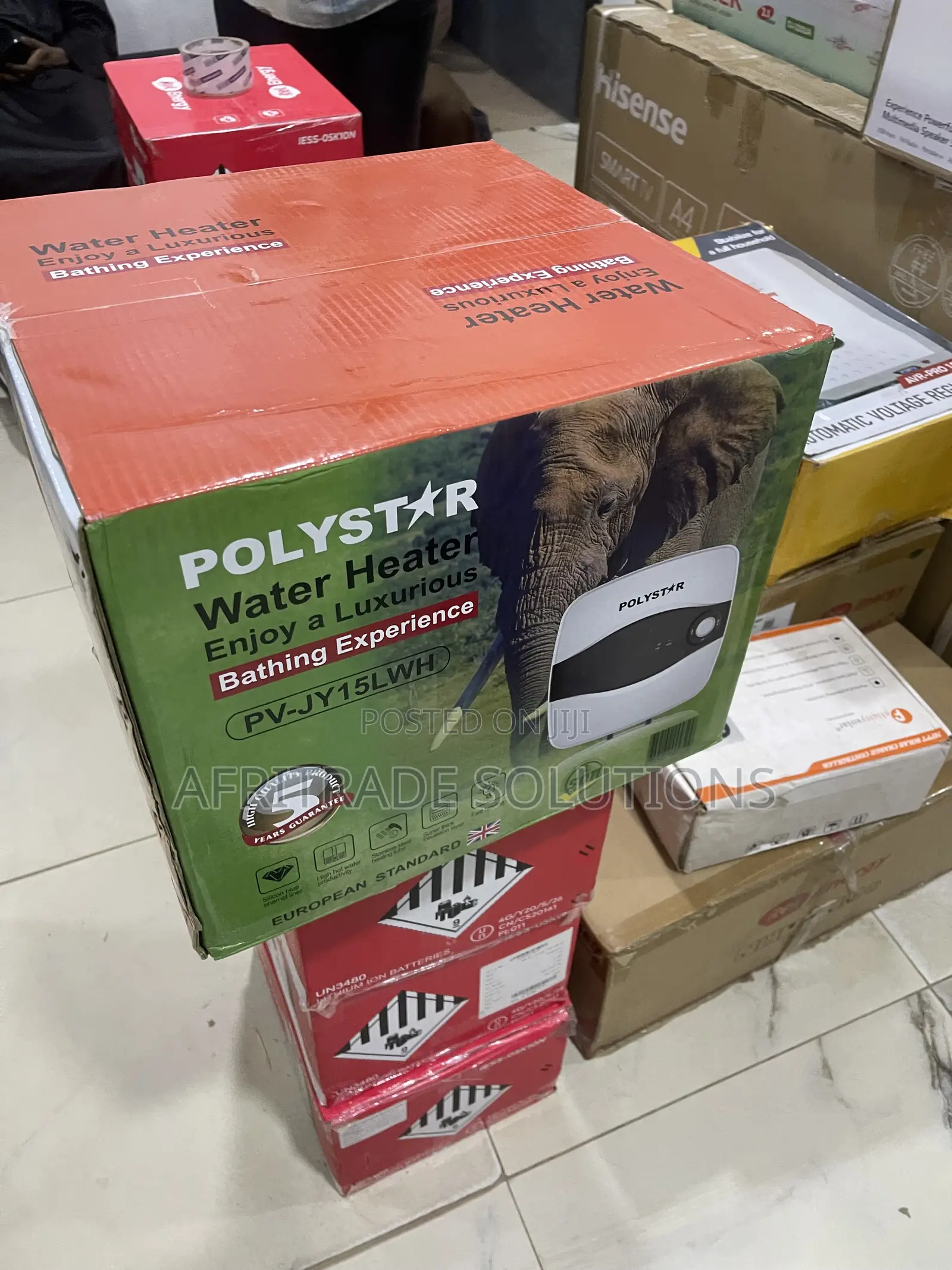 Polystar 15L Water Heater PV-JY15LWH for Home