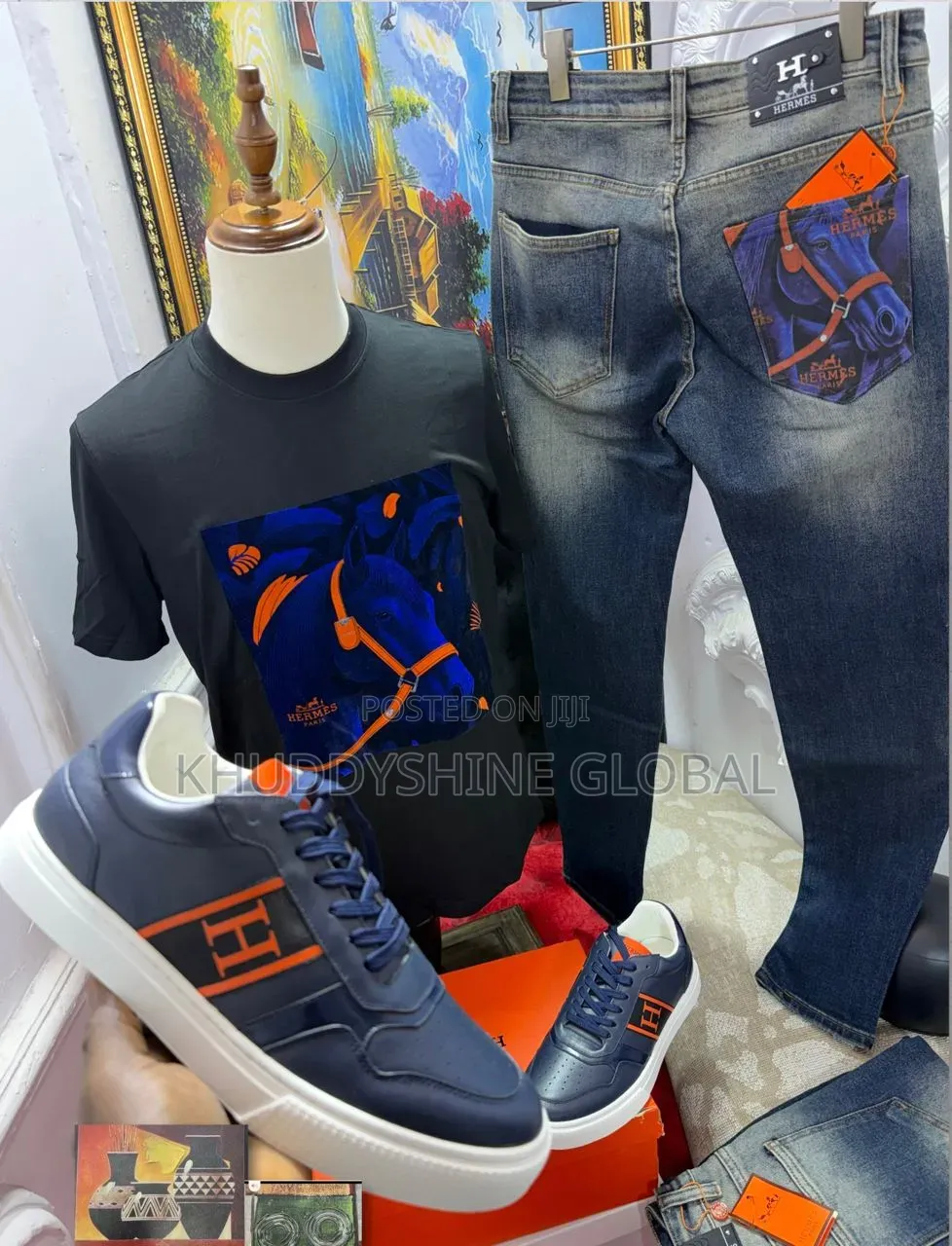 *Original 🍁luxury Men’s Hermes Wears Combo Outfit Available Now🔞