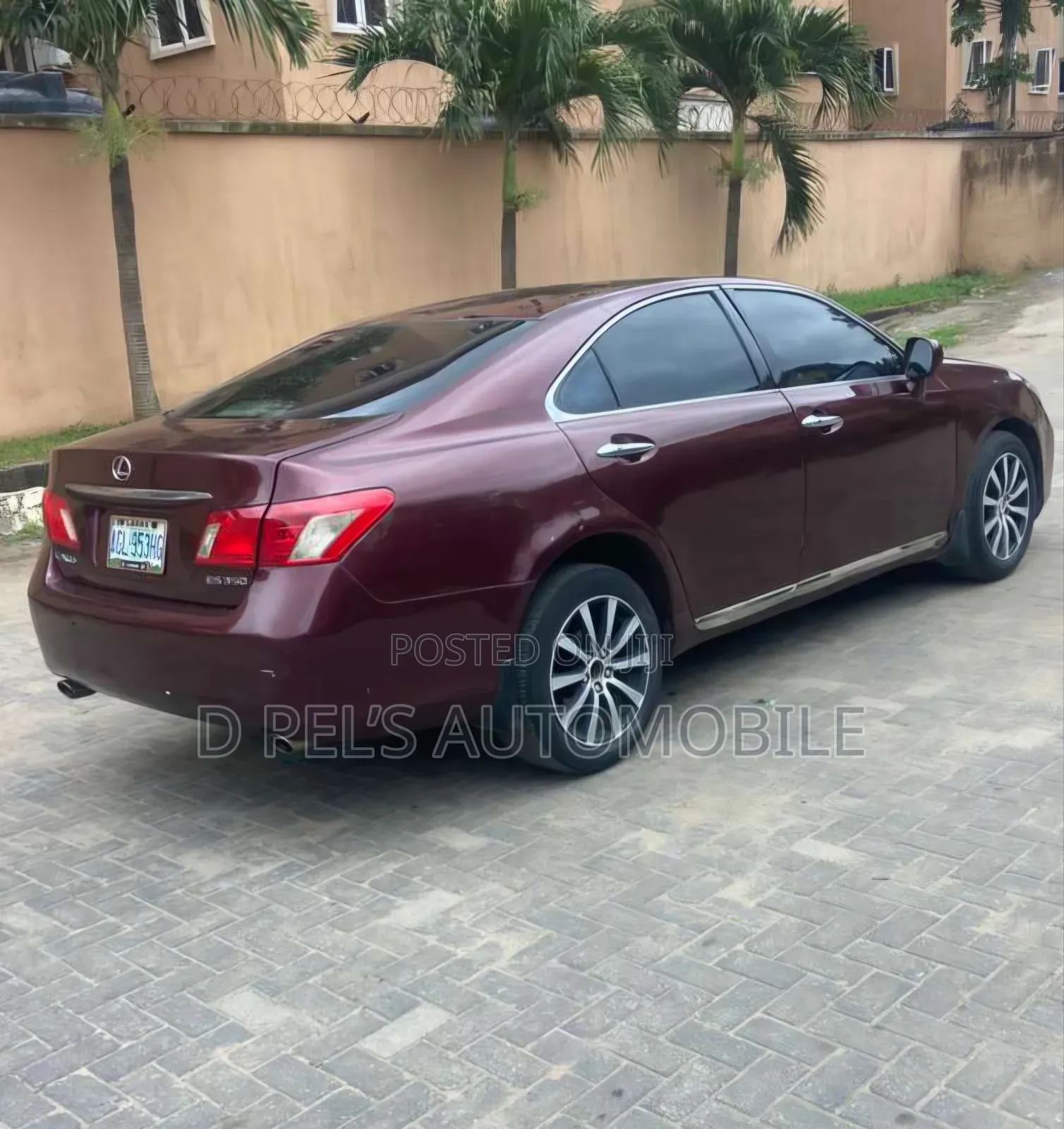 Lexus ES 350 2008 Burgundy