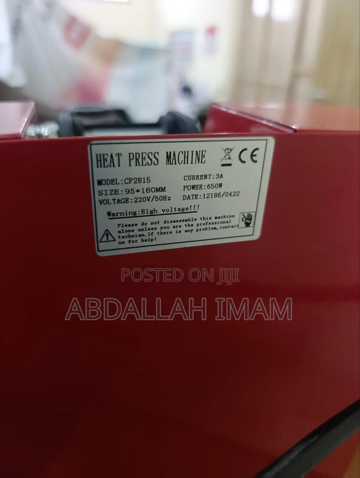 Kesto Cap Presser(Few Months Used)