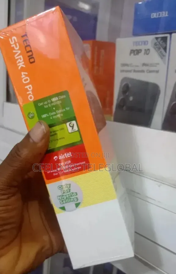 New Tecno Spark 40 Pro 128 GB Black