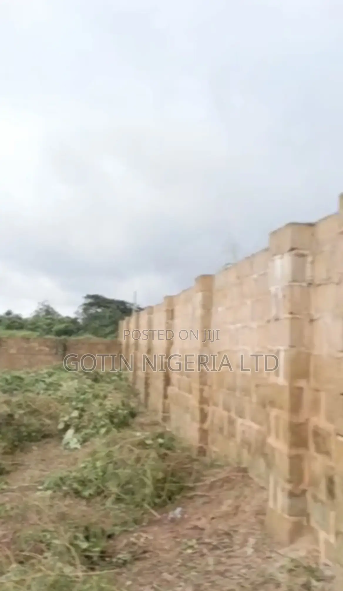 120×70ft Land, 7 Poles From Tarred Road, Airport Rd