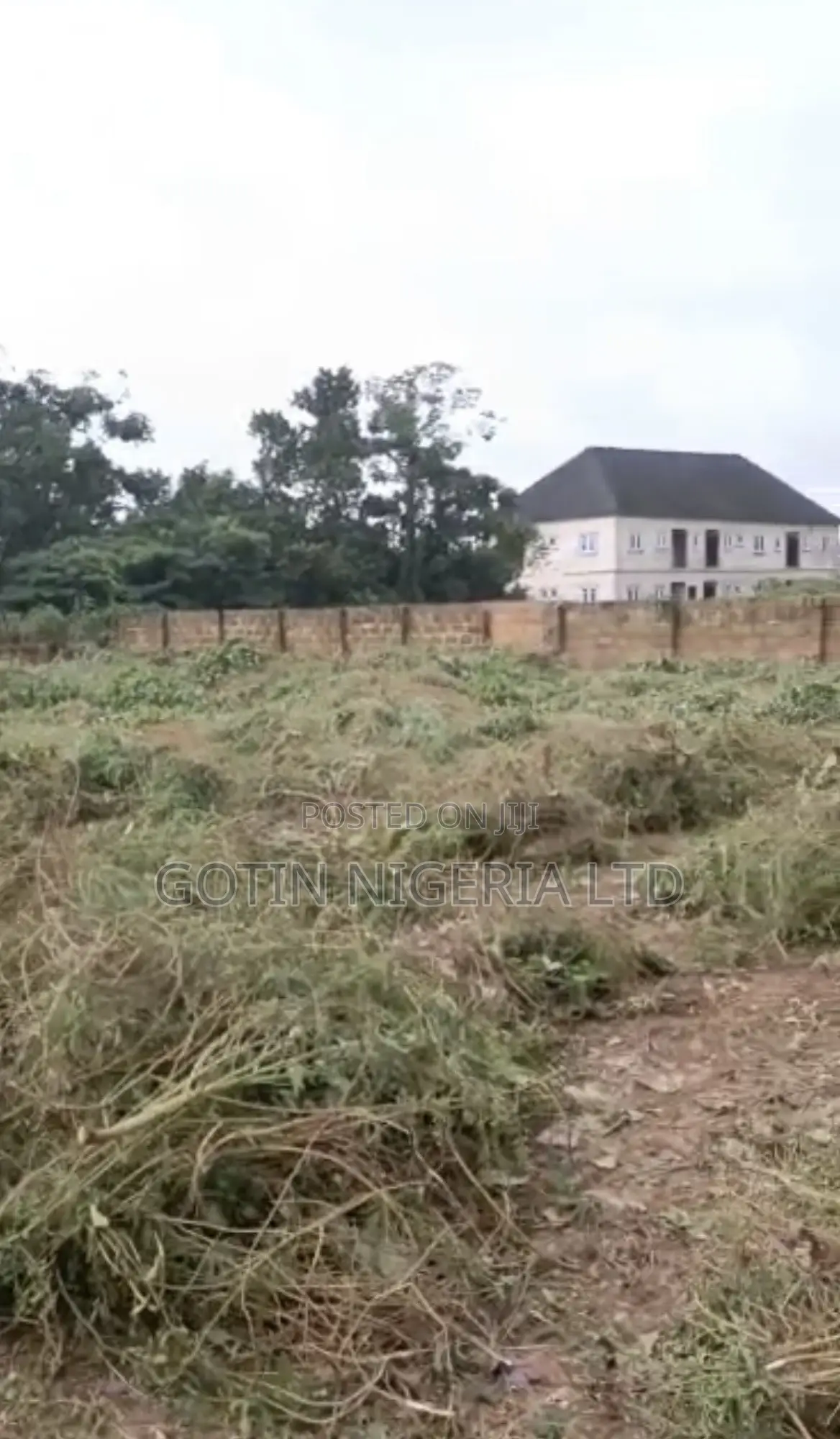 120×70ft Land, 7 Poles From Tarred Road, Airport Rd