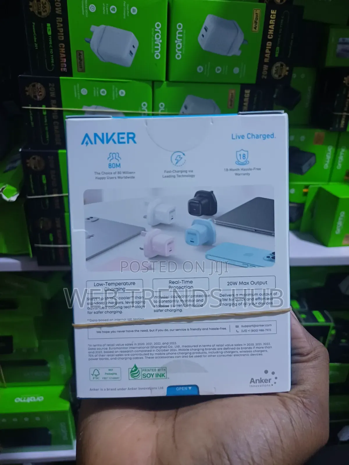 Anker Zolo 20W PD Fast Charger - Type-C Wall Adapter