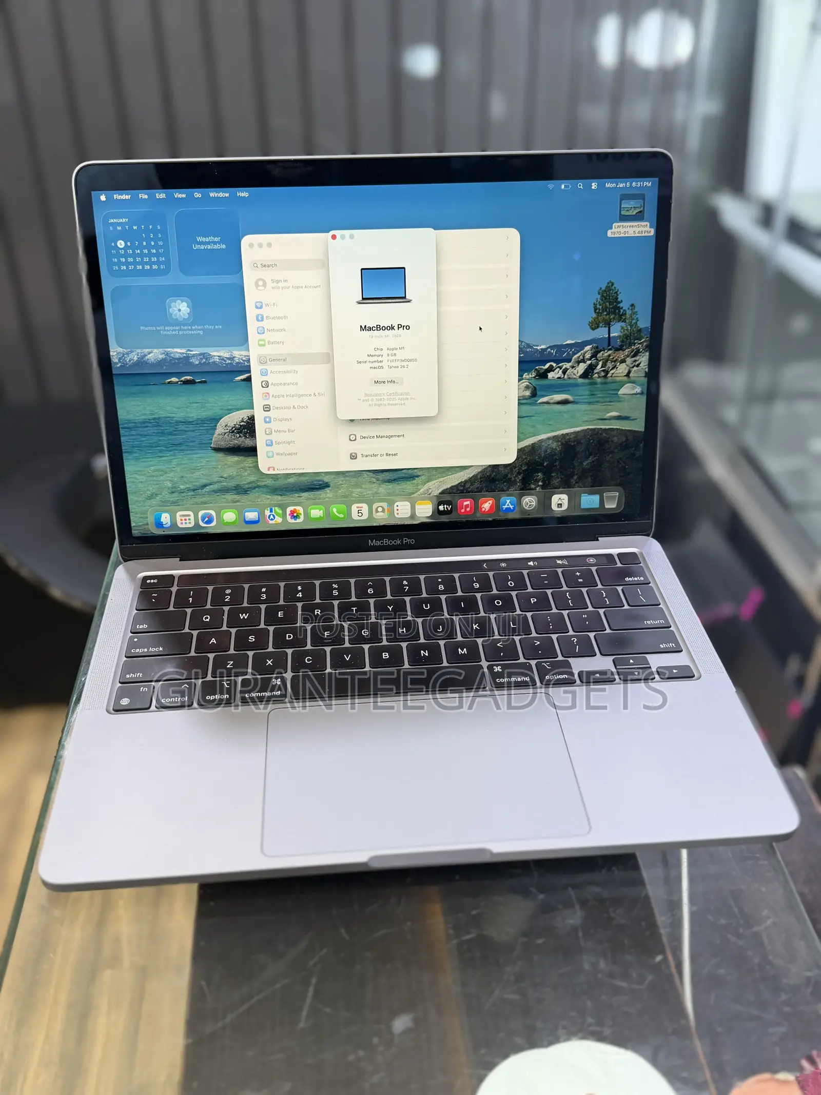 Laptop Apple MacBook Pro 2020 M1 16GB Apple M1 SSD 512GB