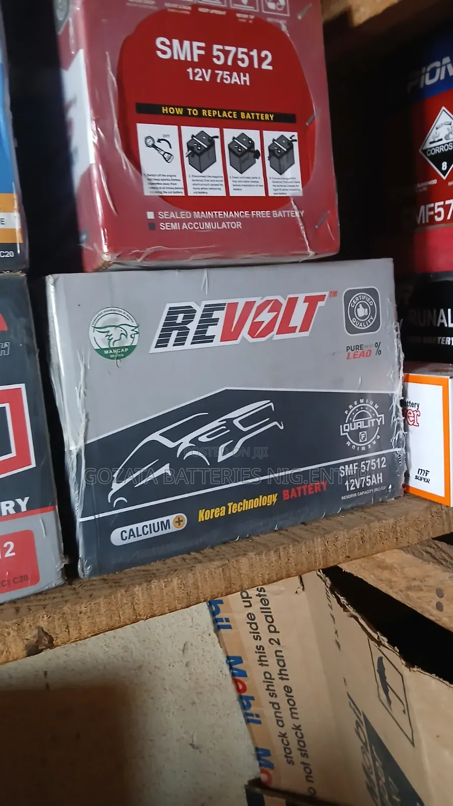 Revolt Battery 75ah Original Koreatech