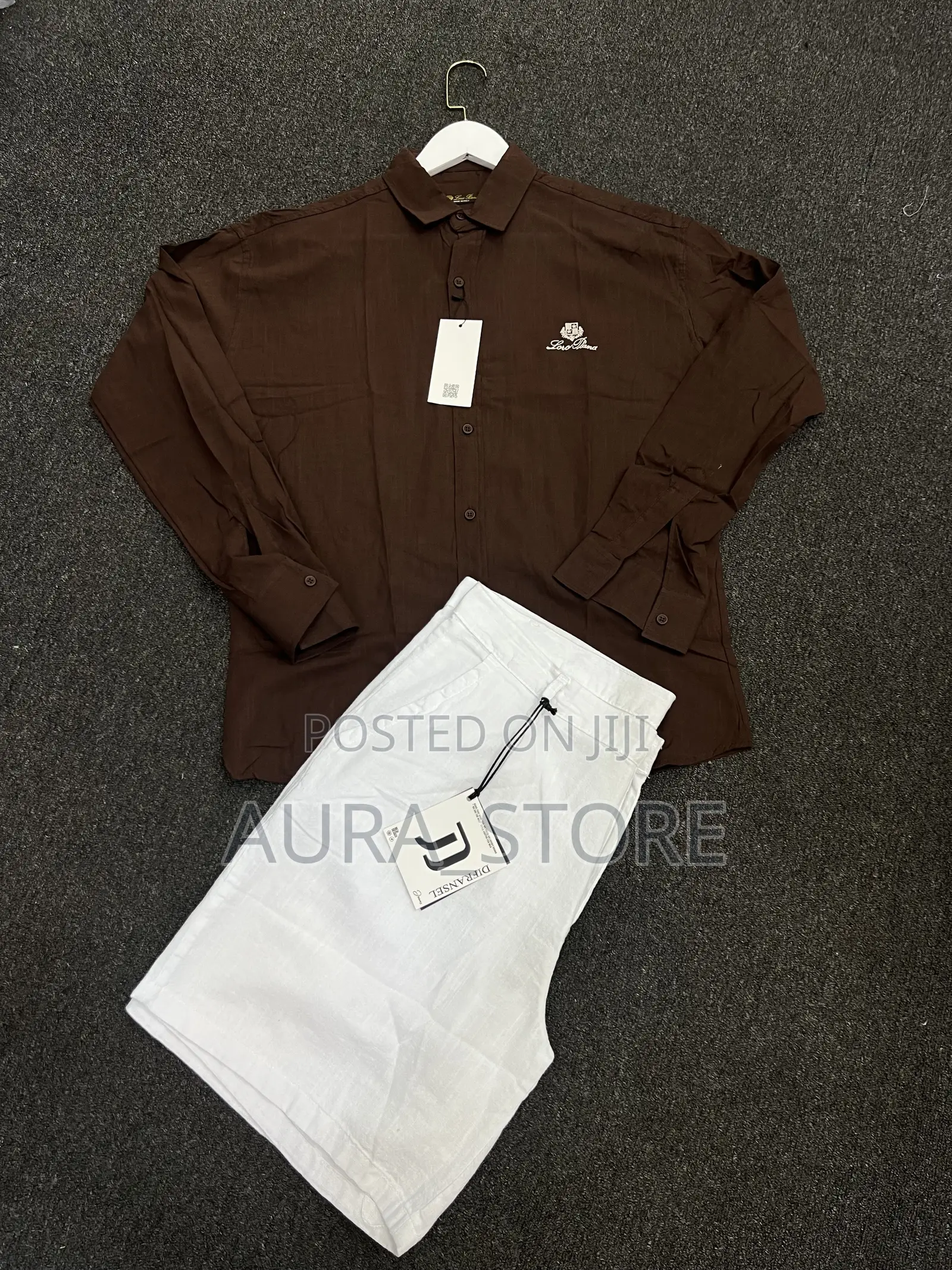 Linen Short Sleeve Shirt and a Linen Pant
