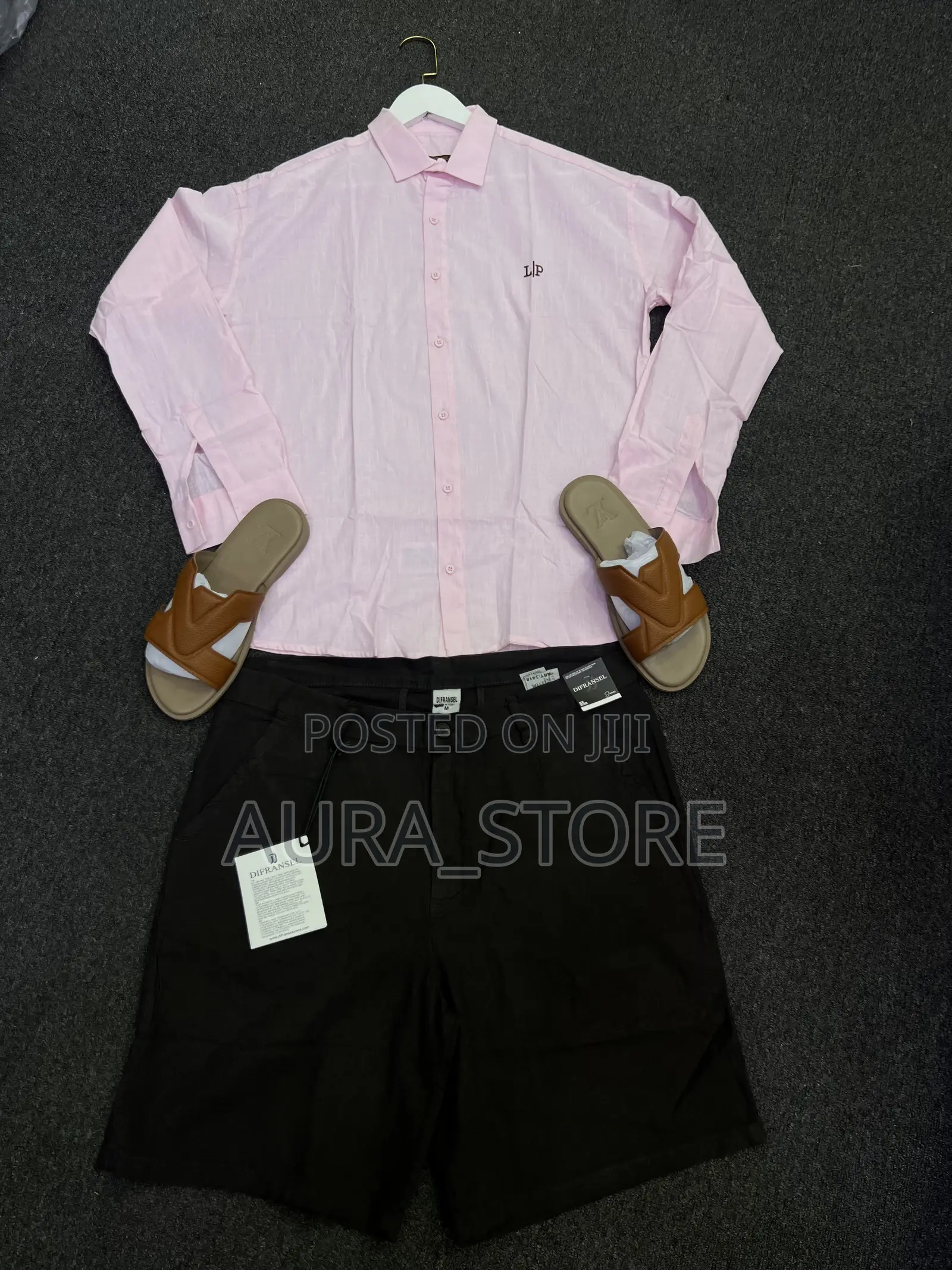 Linen Short Sleeve Shirt and a Linen Pant