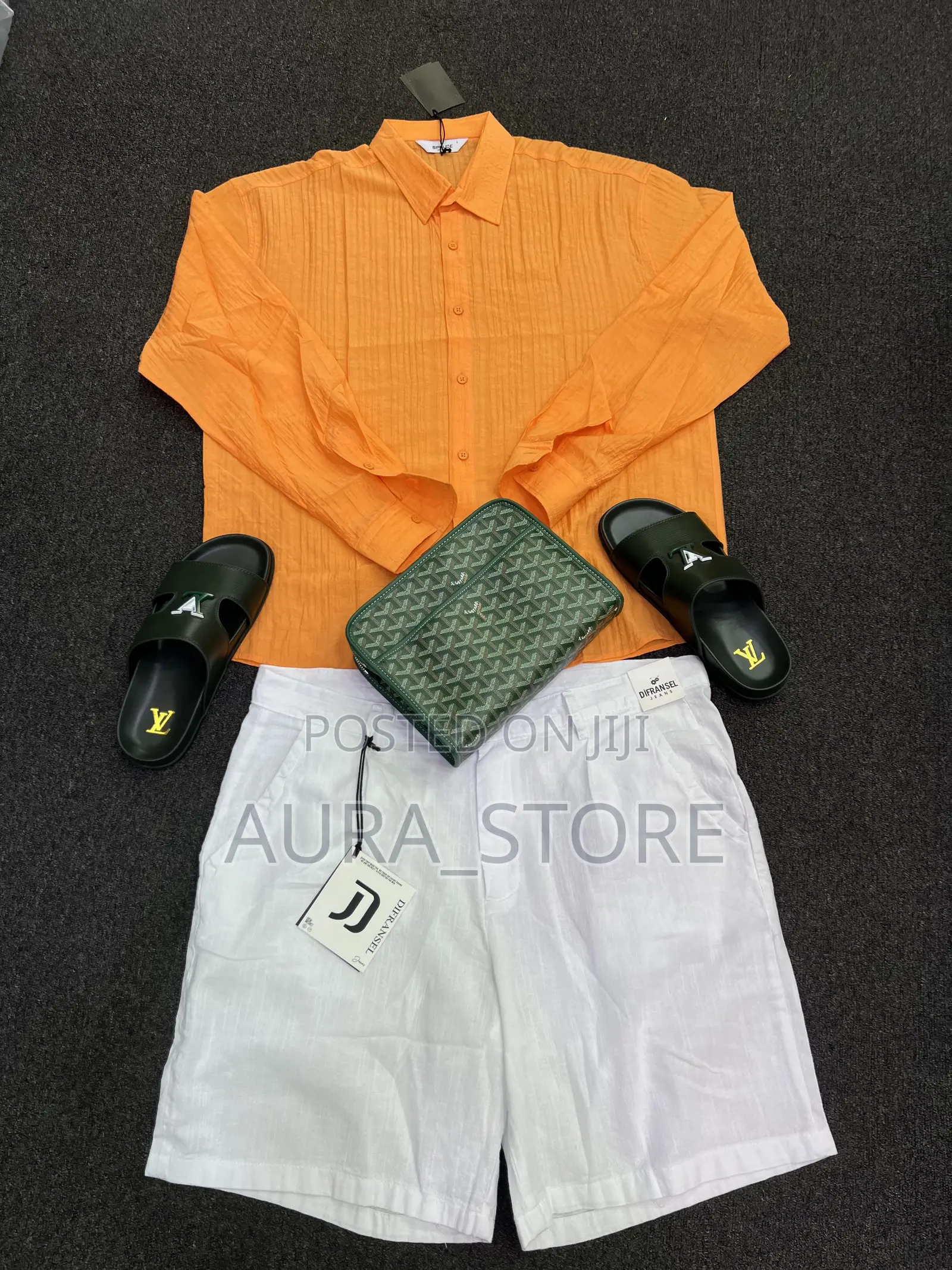 Linen Short Sleeve Shirt and a Linen Pant