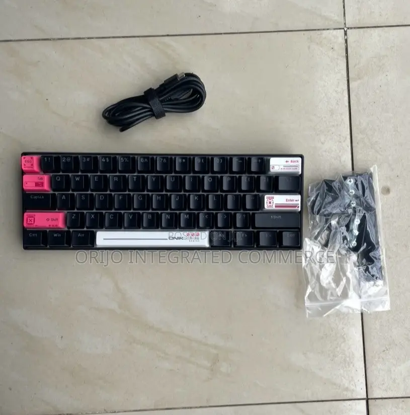 Onikuma Gaming Mt605 61-Key Tri-Mode Mechanical Keyboard