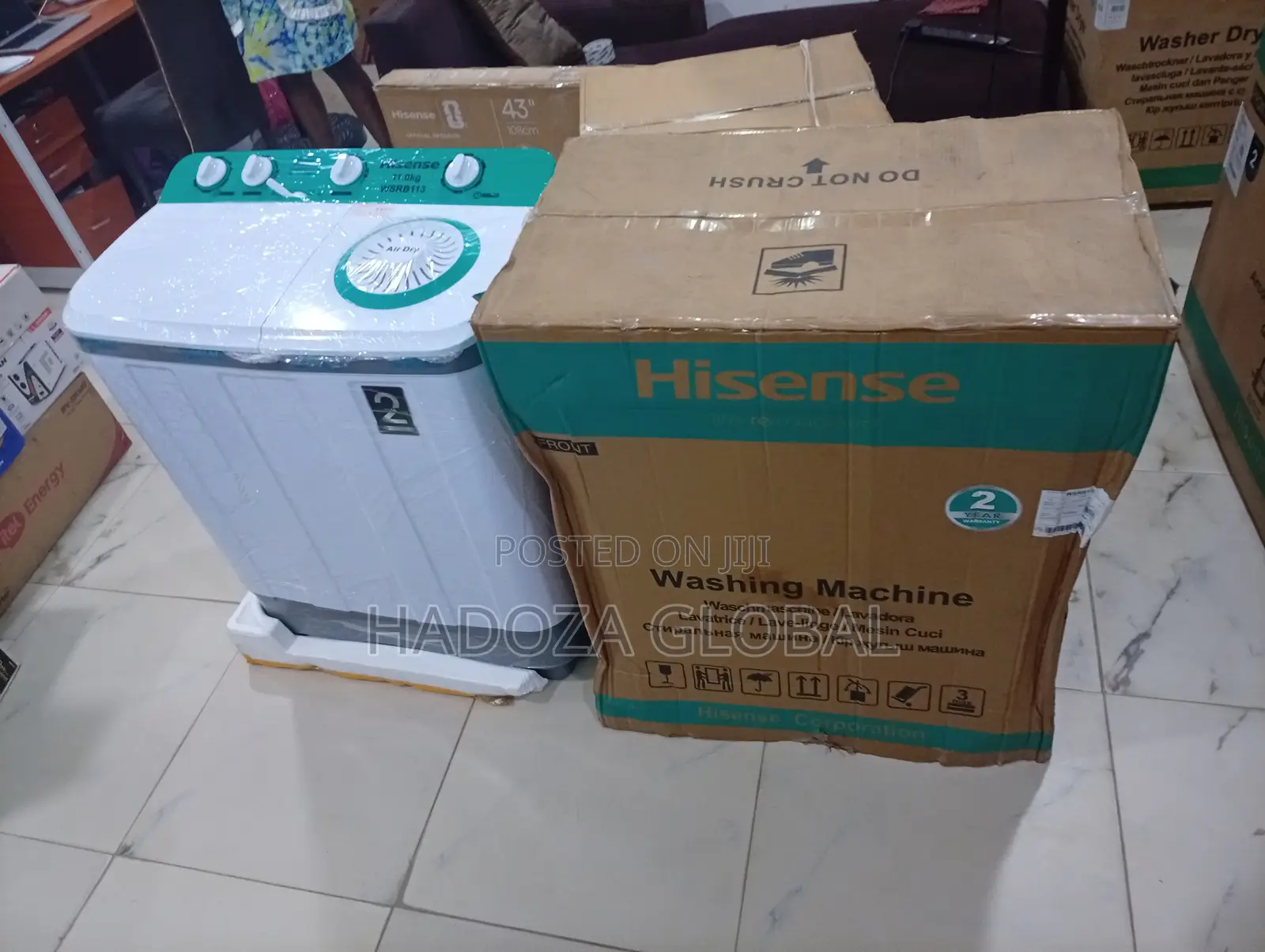 Hisense 11KG Top Loader Washer – Big Capacity, Powerful Performance