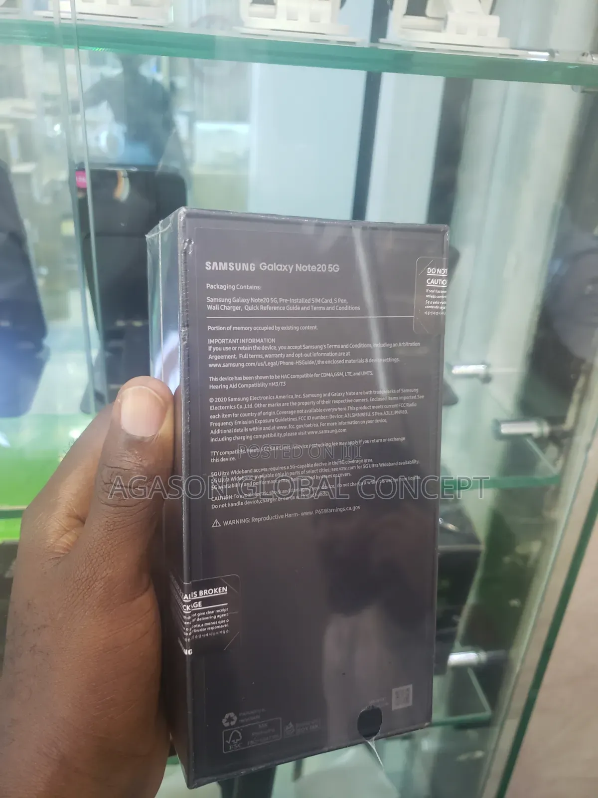 New Samsung Galaxy Note 20 5G 256 GB Gold
