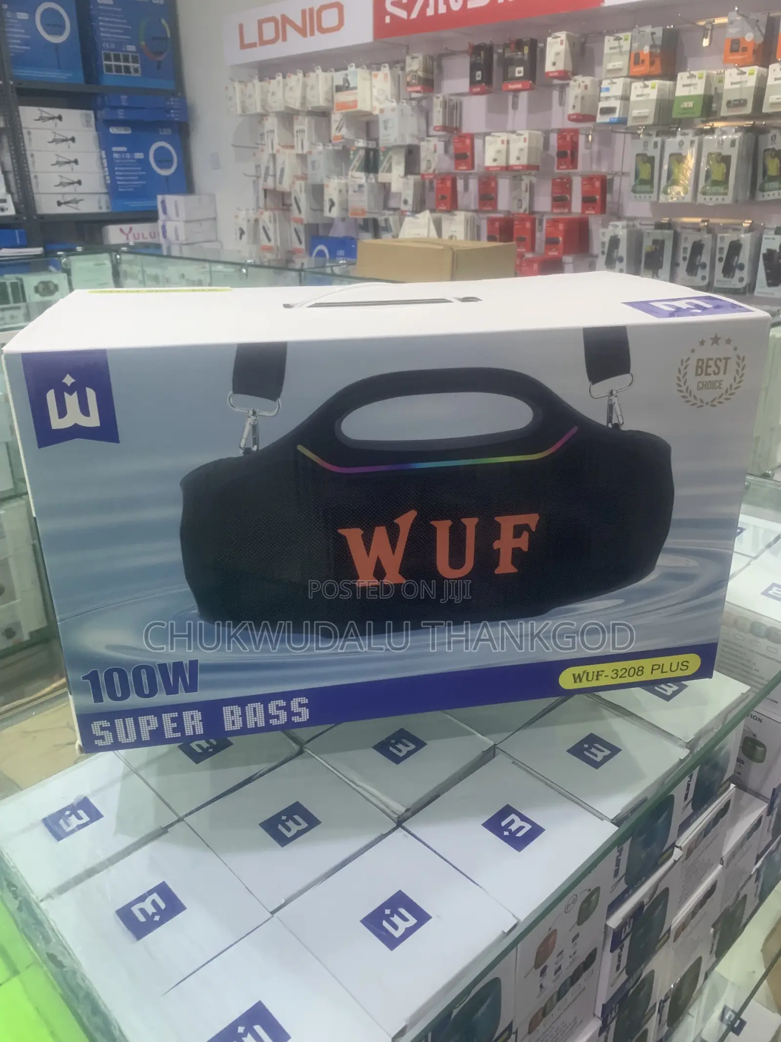 WUF WUF-3208 Plus Super Bass Wireless Speaker