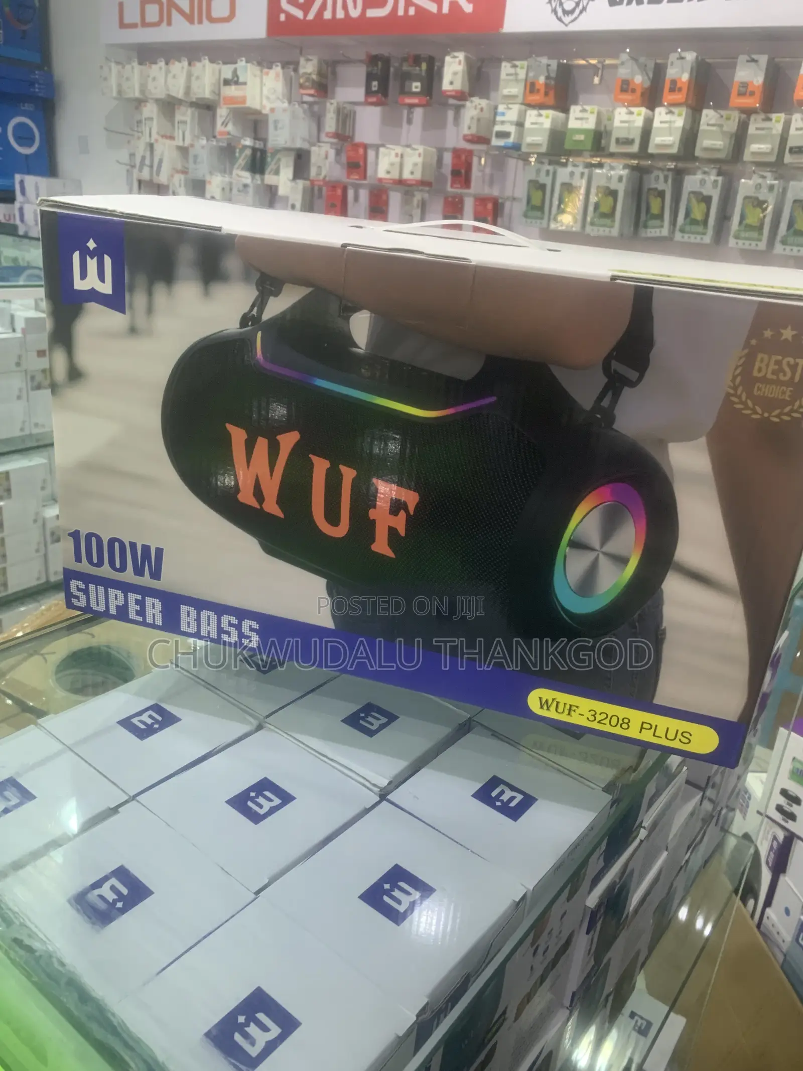 WUF WUF-3208 Plus Super Bass Wireless Speaker