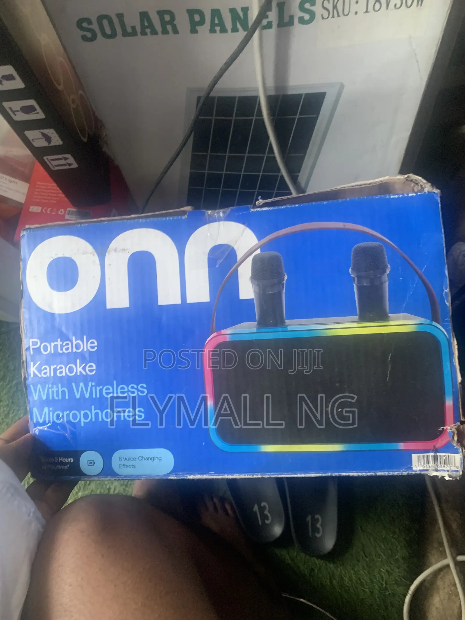 Foreign Onn Portable Karaoke Machine With 2 Wireless Microphones