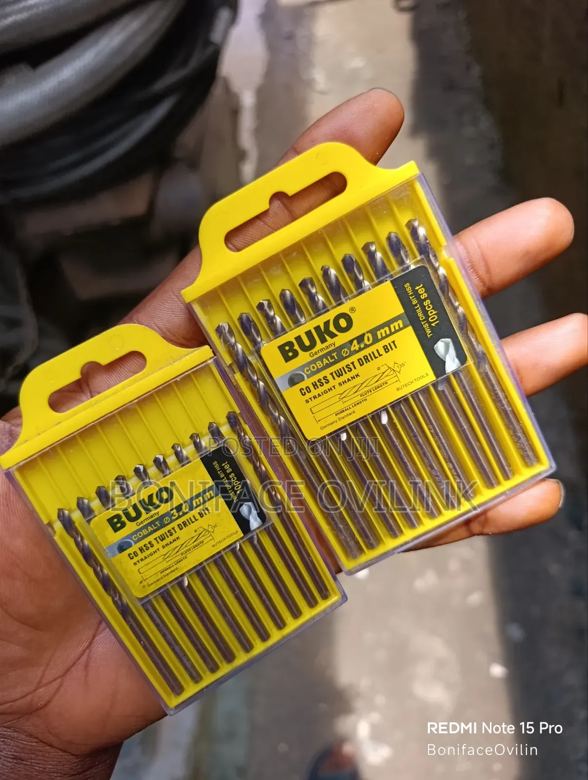 4.0mm Buko Cobalt Drill Bit (HSS-Co) Various Sizes Available