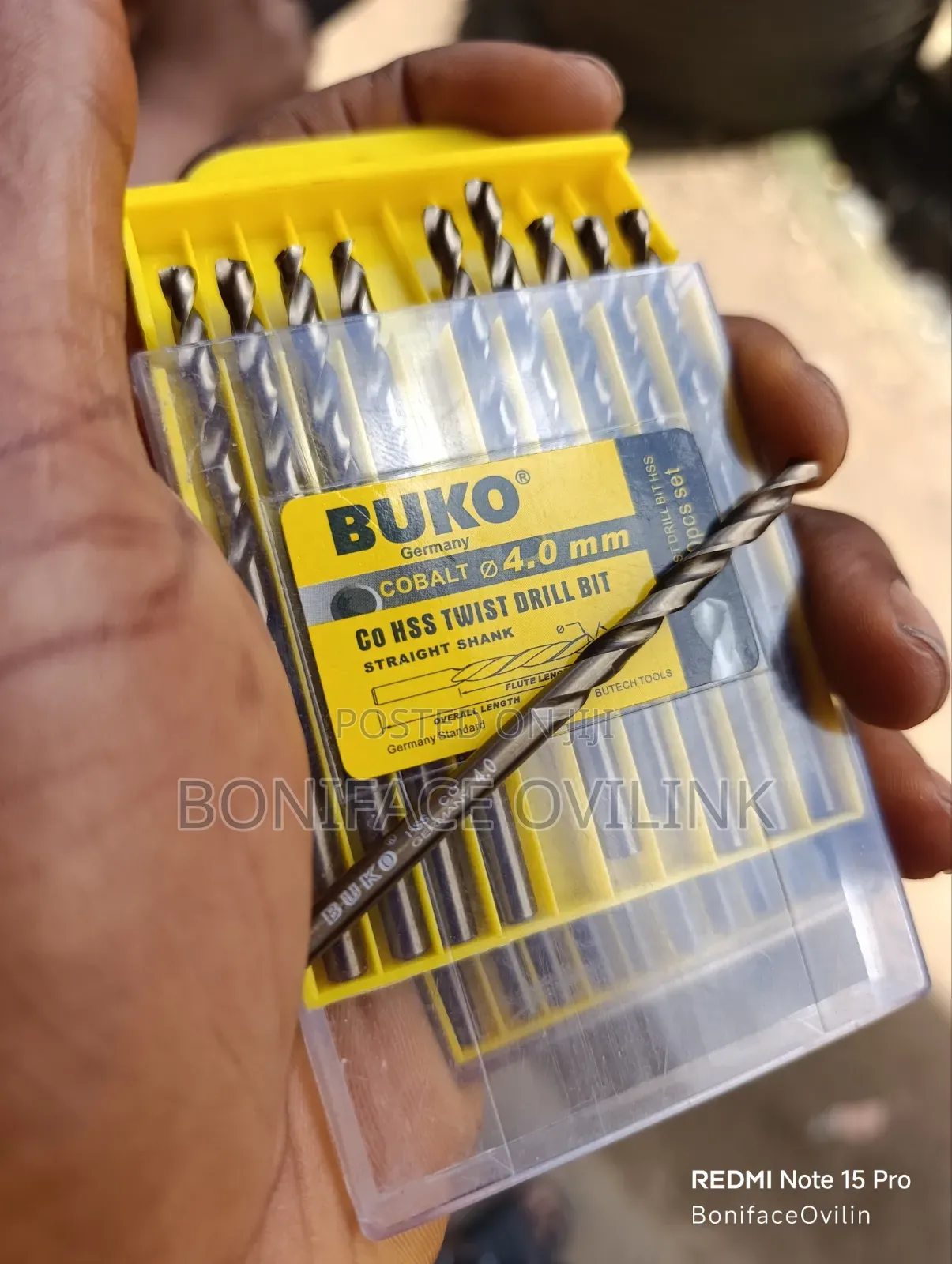 4.0mm Buko Cobalt Drill Bit (HSS-Co) Various Sizes Available