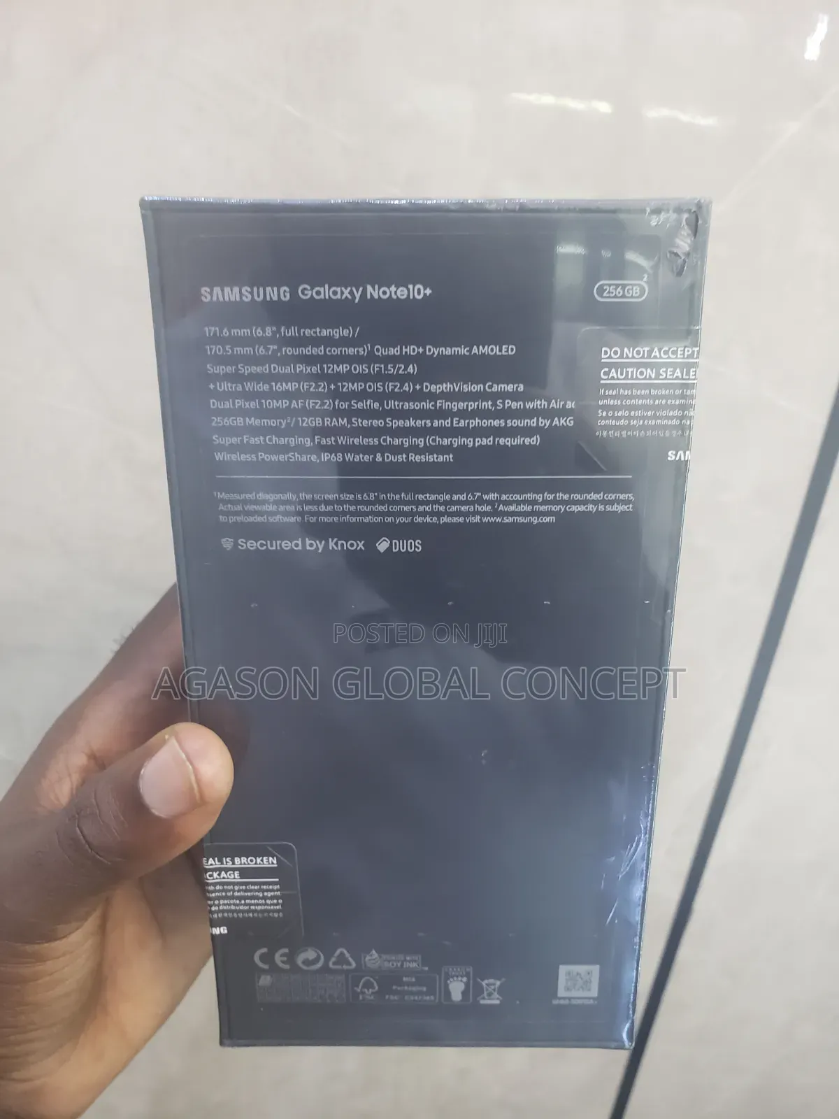 New Samsung Galaxy Note 10 Plus 256 GB Black