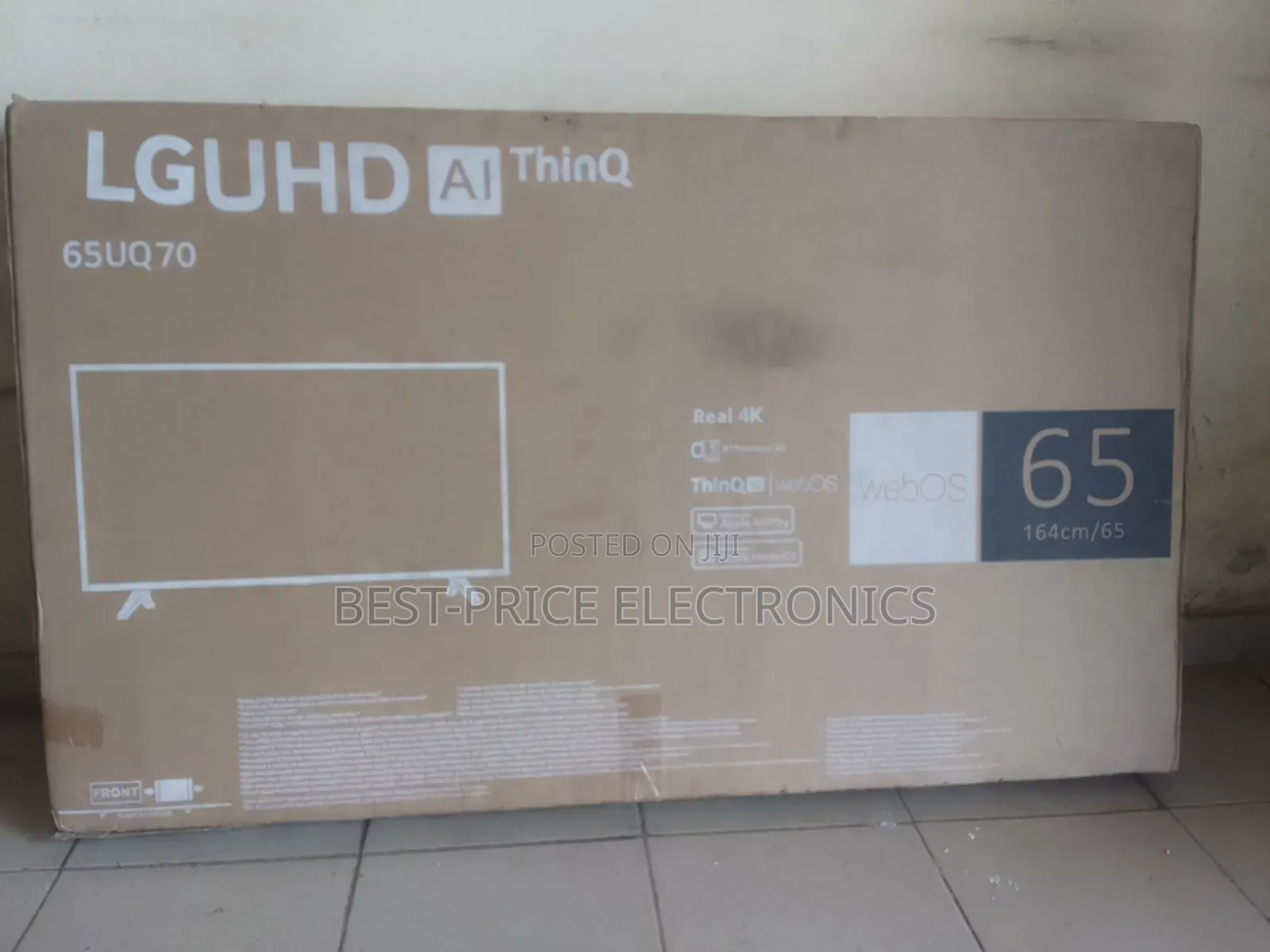 65 Inches LG WebOS Thinq UHD HDR With Full Smart TV Options