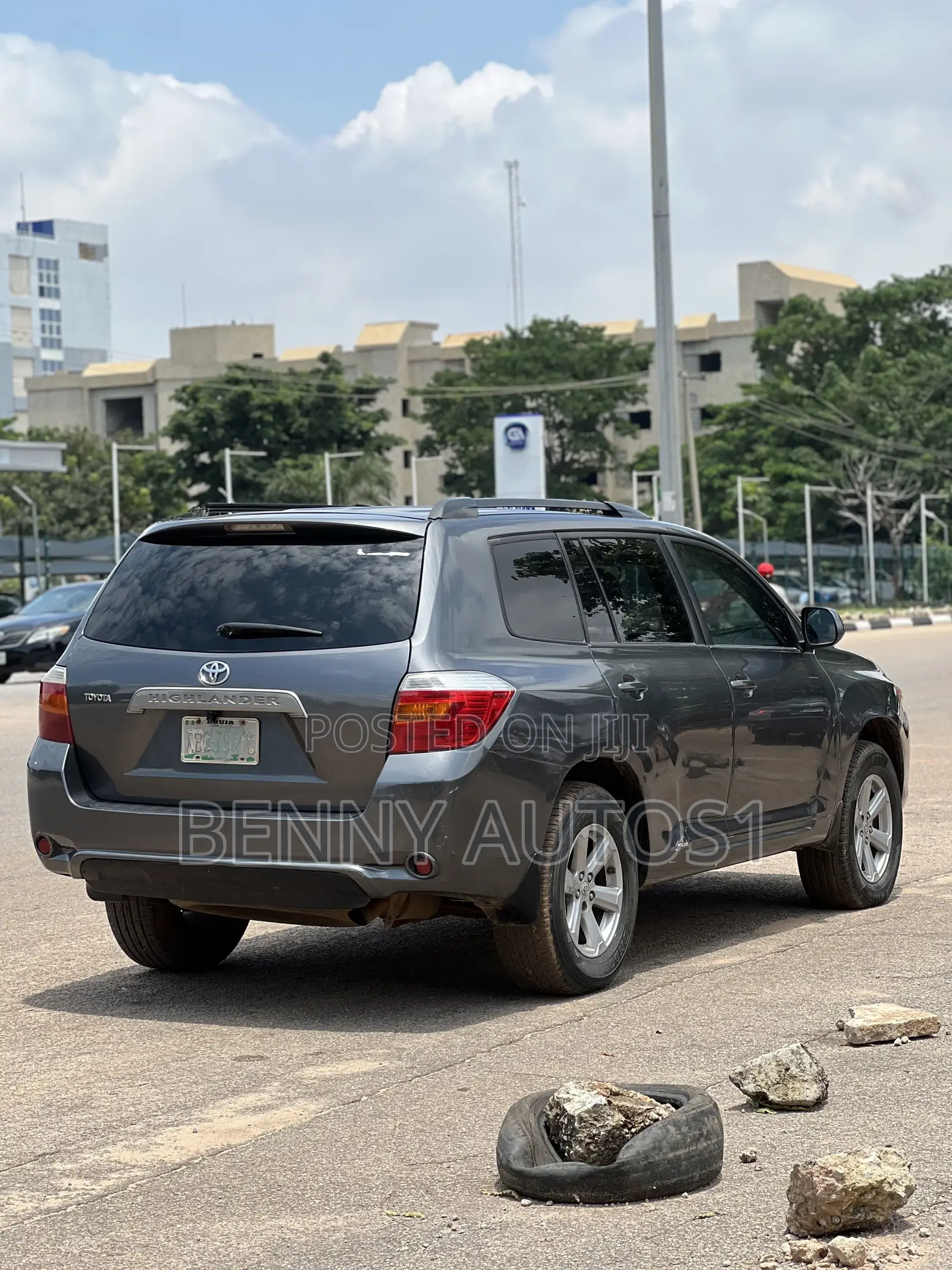 Toyota Highlander V6 2009 Gray