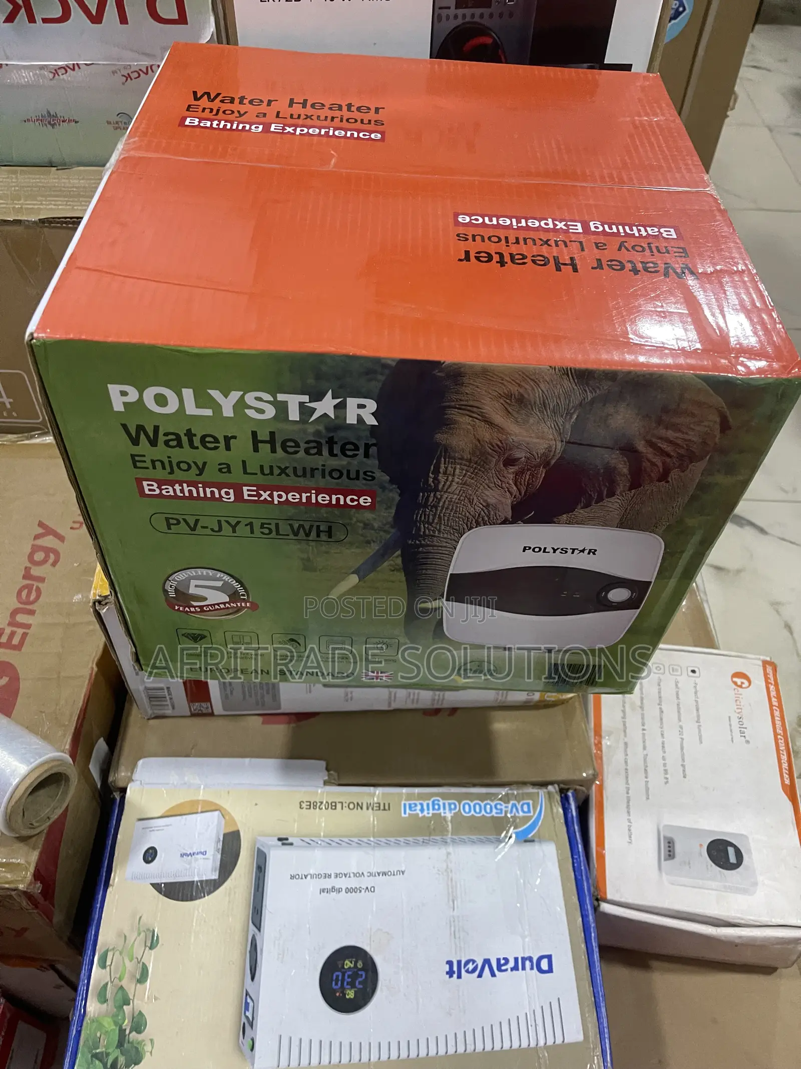 Polystar PV-JY15LWH Space-Saving 15L Electric Heater