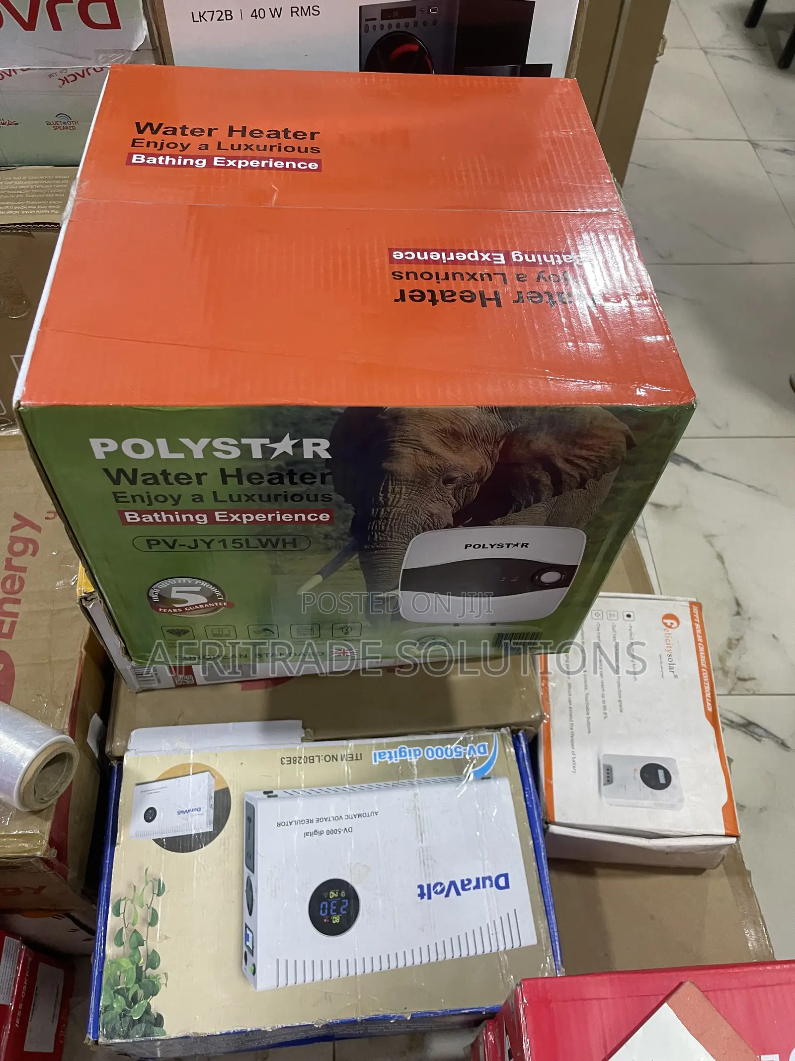 Polystar PV-JY15LWH Space-Saving 15L Electric Heater