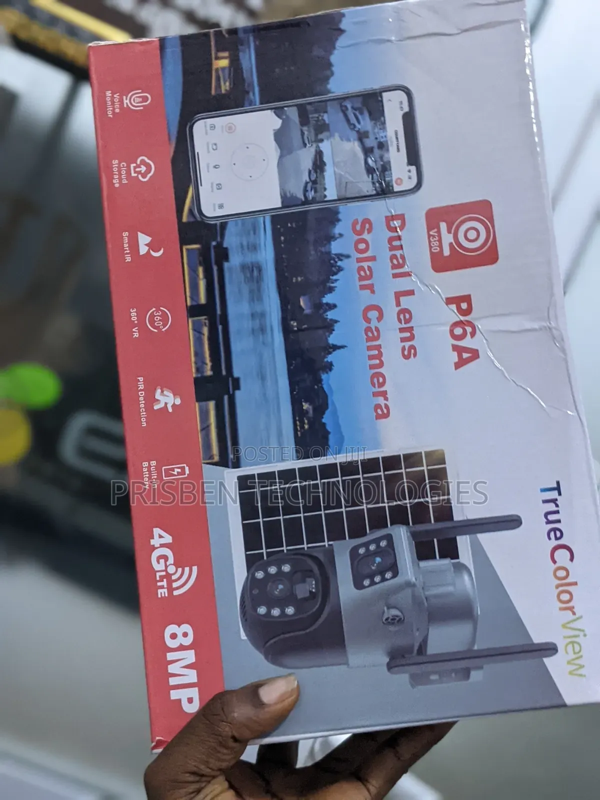 P6A Solar PTZ Dual Lens Camera