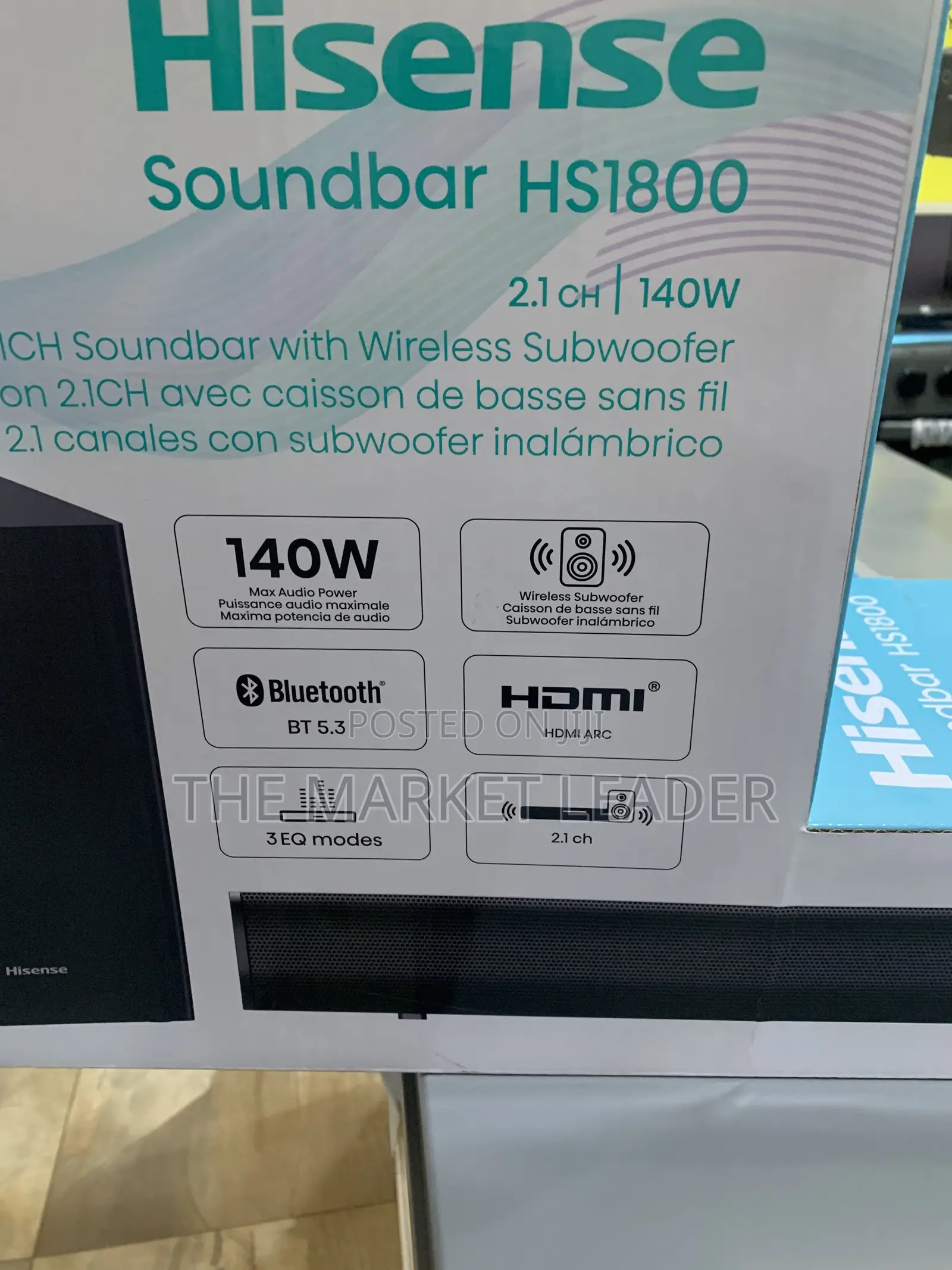 Hisense Soundbar HS1800 140w