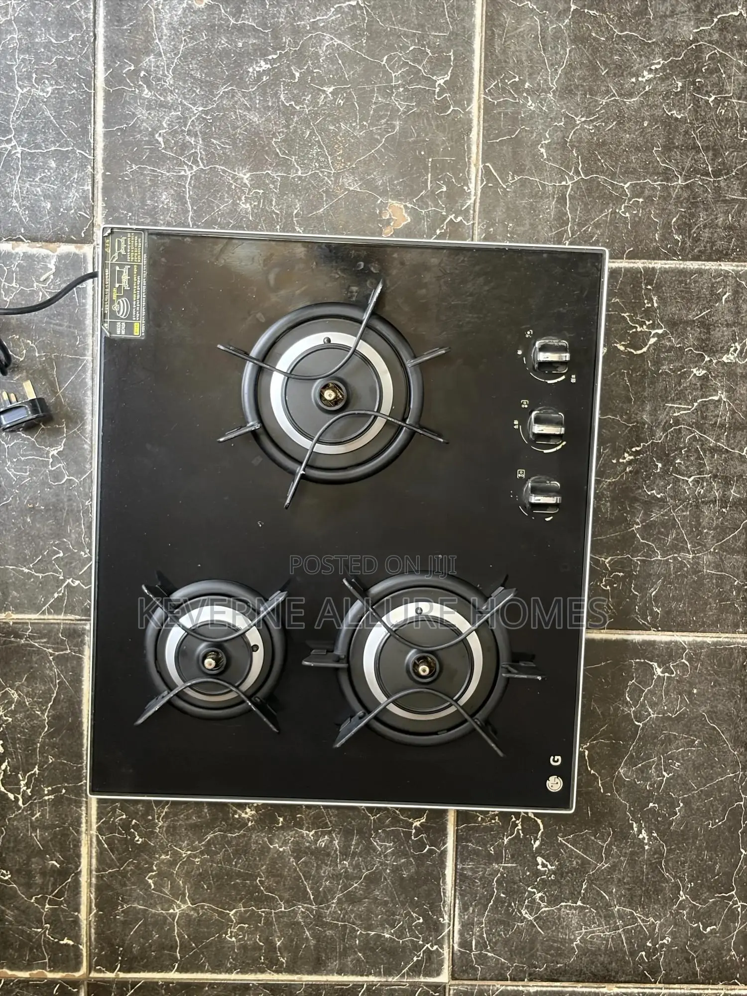 LG 3 Burner Gas Cooker