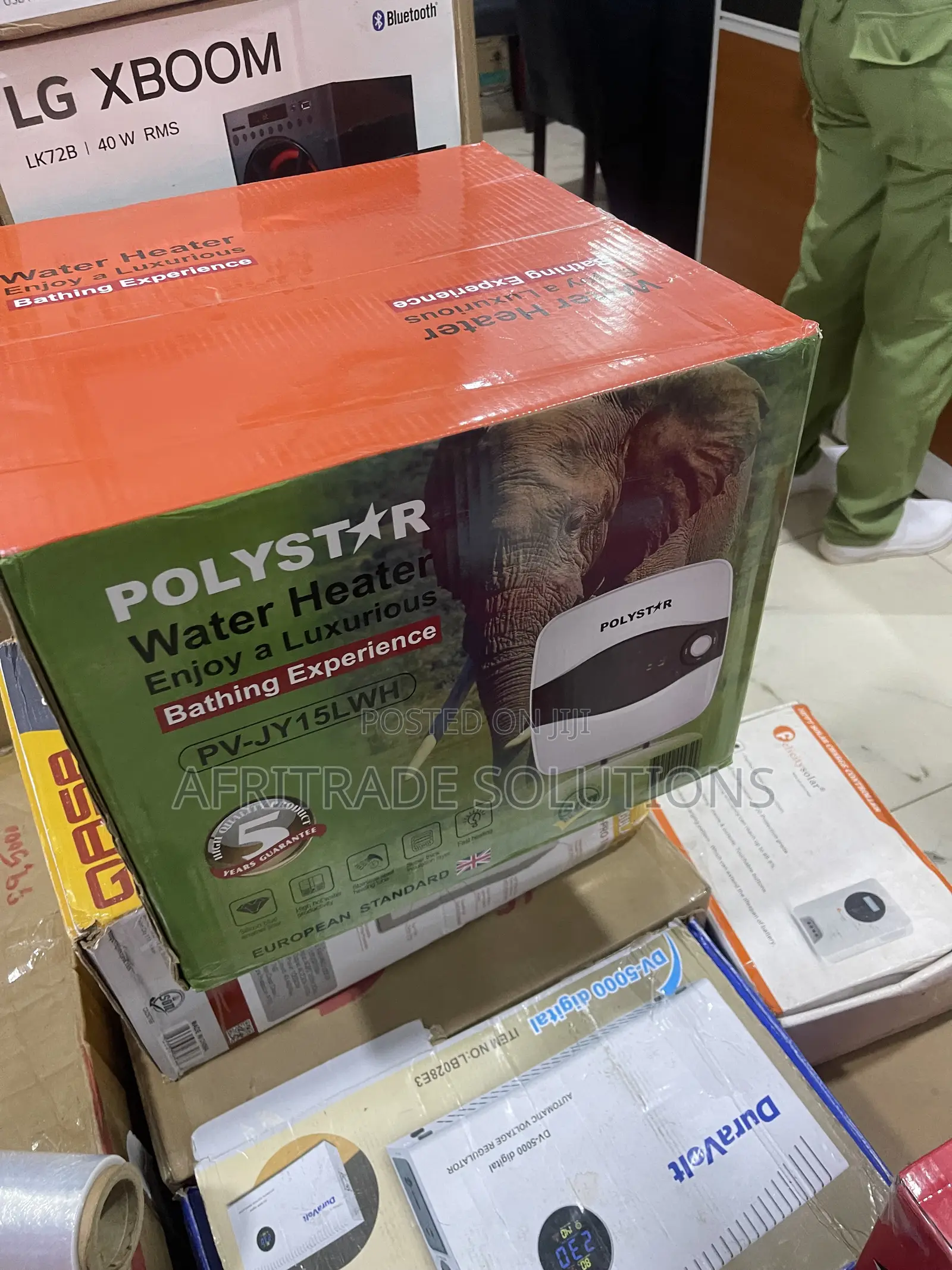 Polystar PV-JY15LWH 15L Vertical Hot Water System