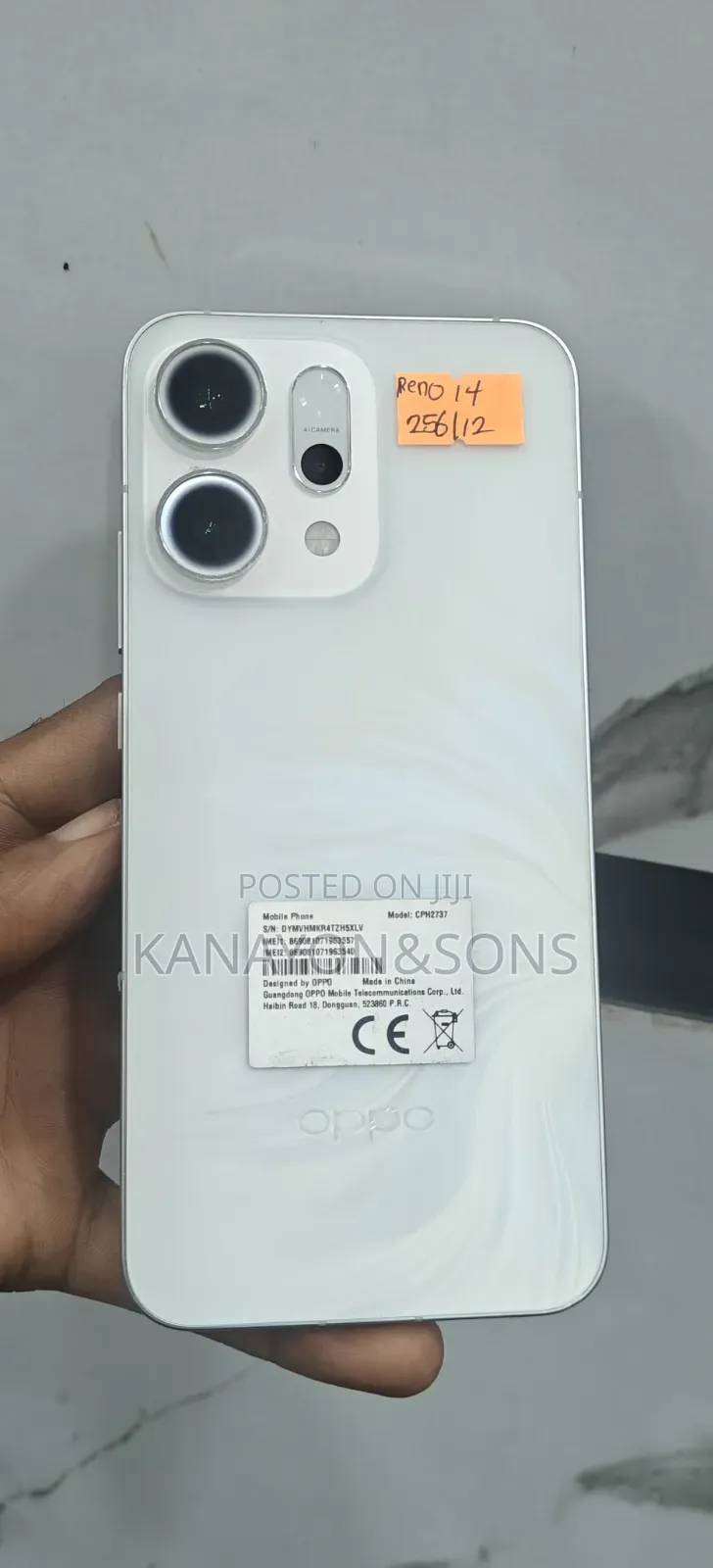 Oppo Reno14 256 GB White