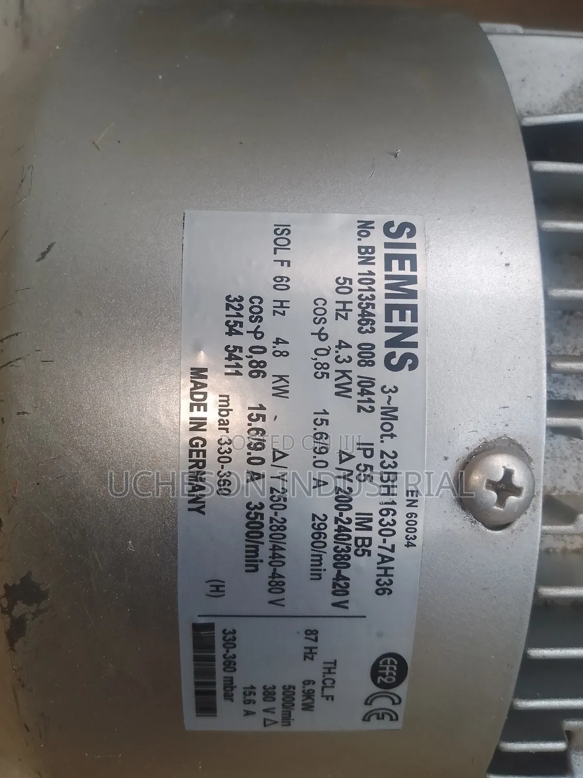 Original Siemens Side Channel Blower Vacuum & Pressure Blower