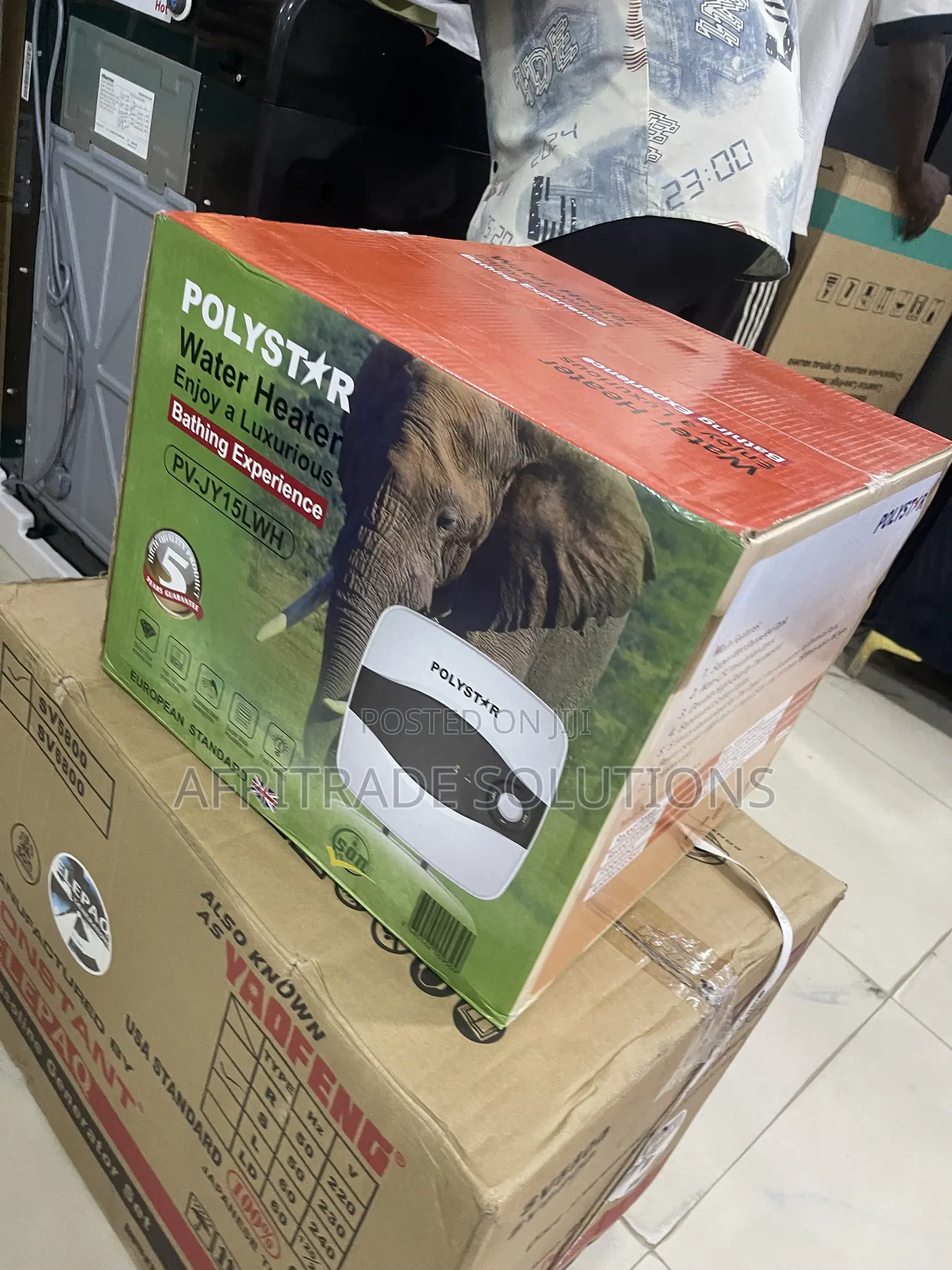 Polystar PV-JY15LWH 15L Heater for Bathroom and Kitchen
