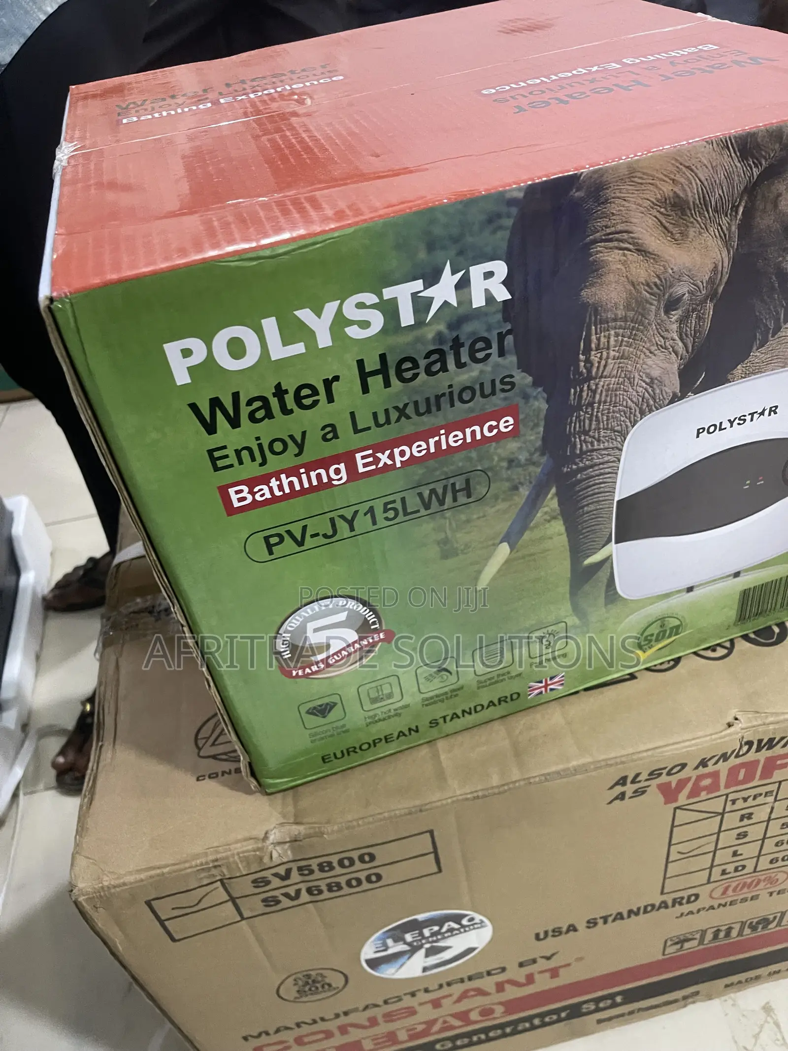 Polystar 15L Water Heater PV-JY15LWH for Convenient Heating