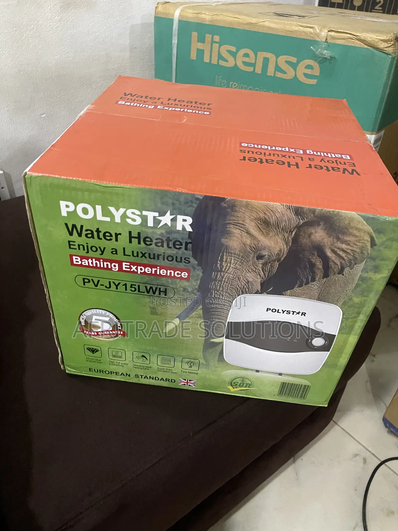Polystar 15L Heater PV-JY15LWH With 1500W Power Input