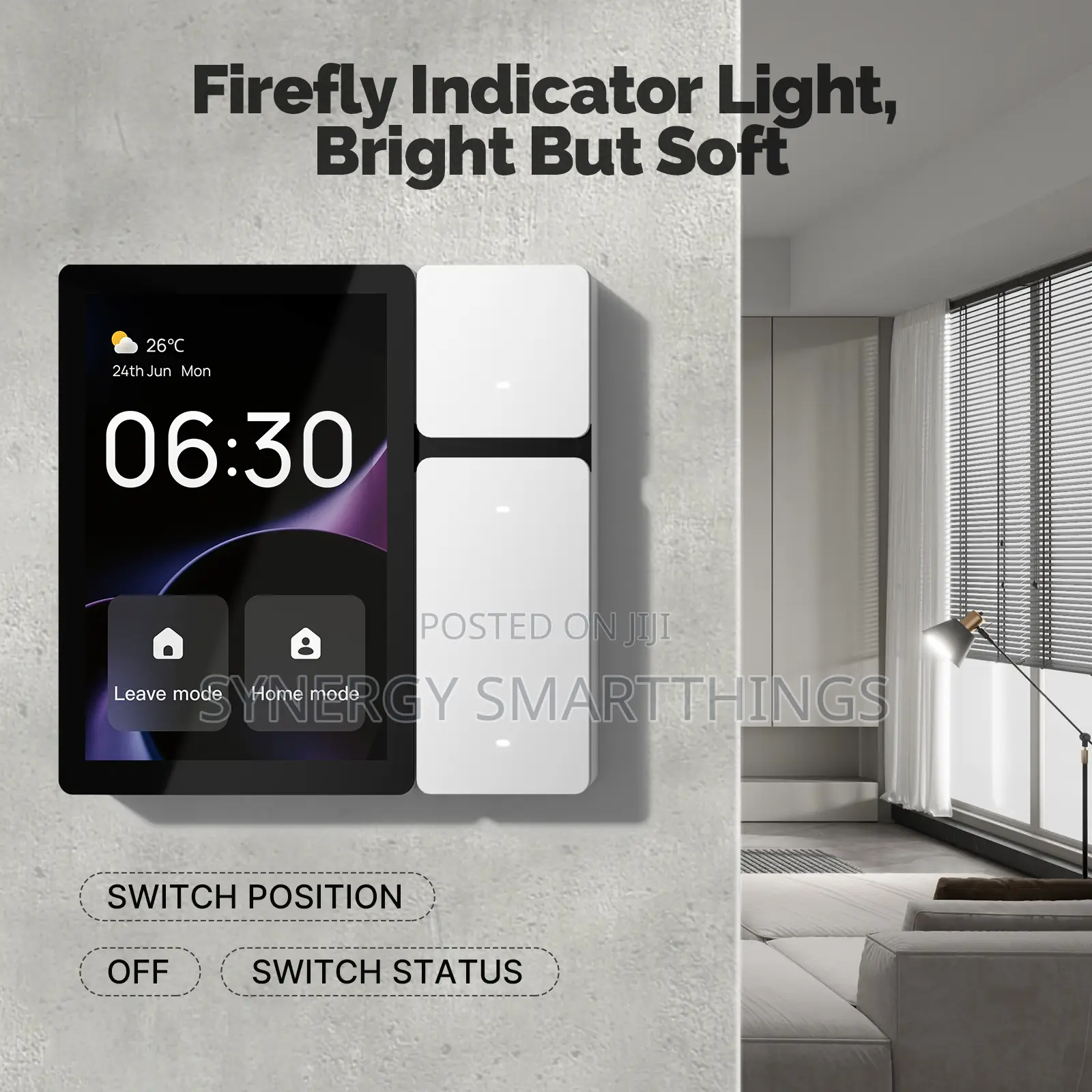 Tuya Smart Life Mini 3.5 Inch Smart Screen White Color Infrared Remote