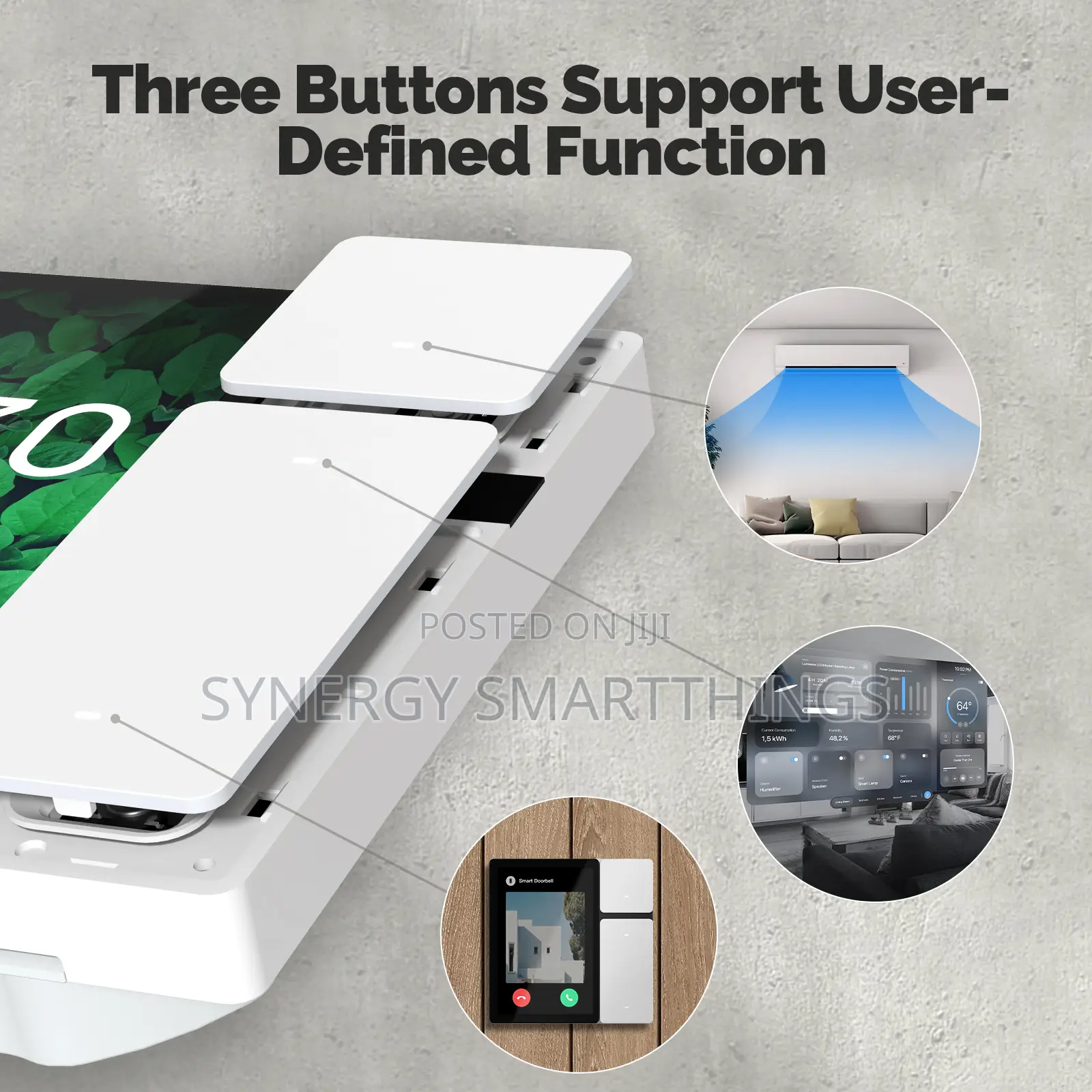 Tuya Smart Life Mini 3.5 Inch Smart Screen White Color Infrared Remote