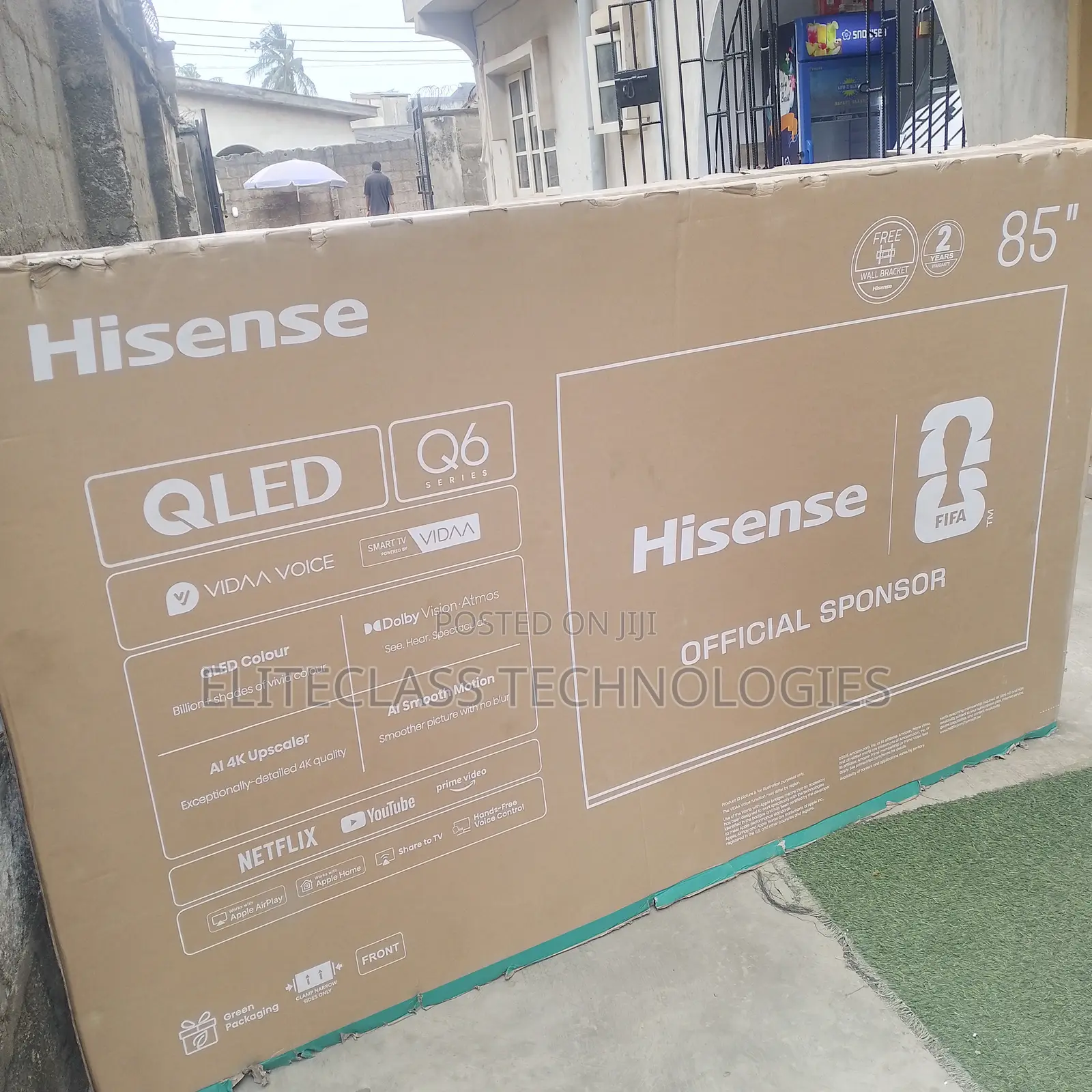 Brand New 85" QLED Television by Hisense