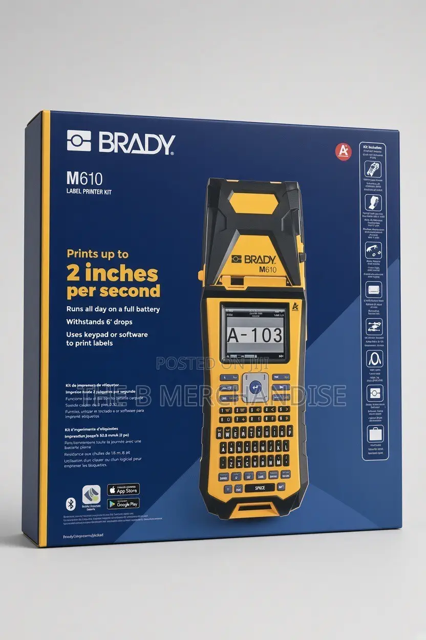 Brady M610 Handheld Label Printer Kit