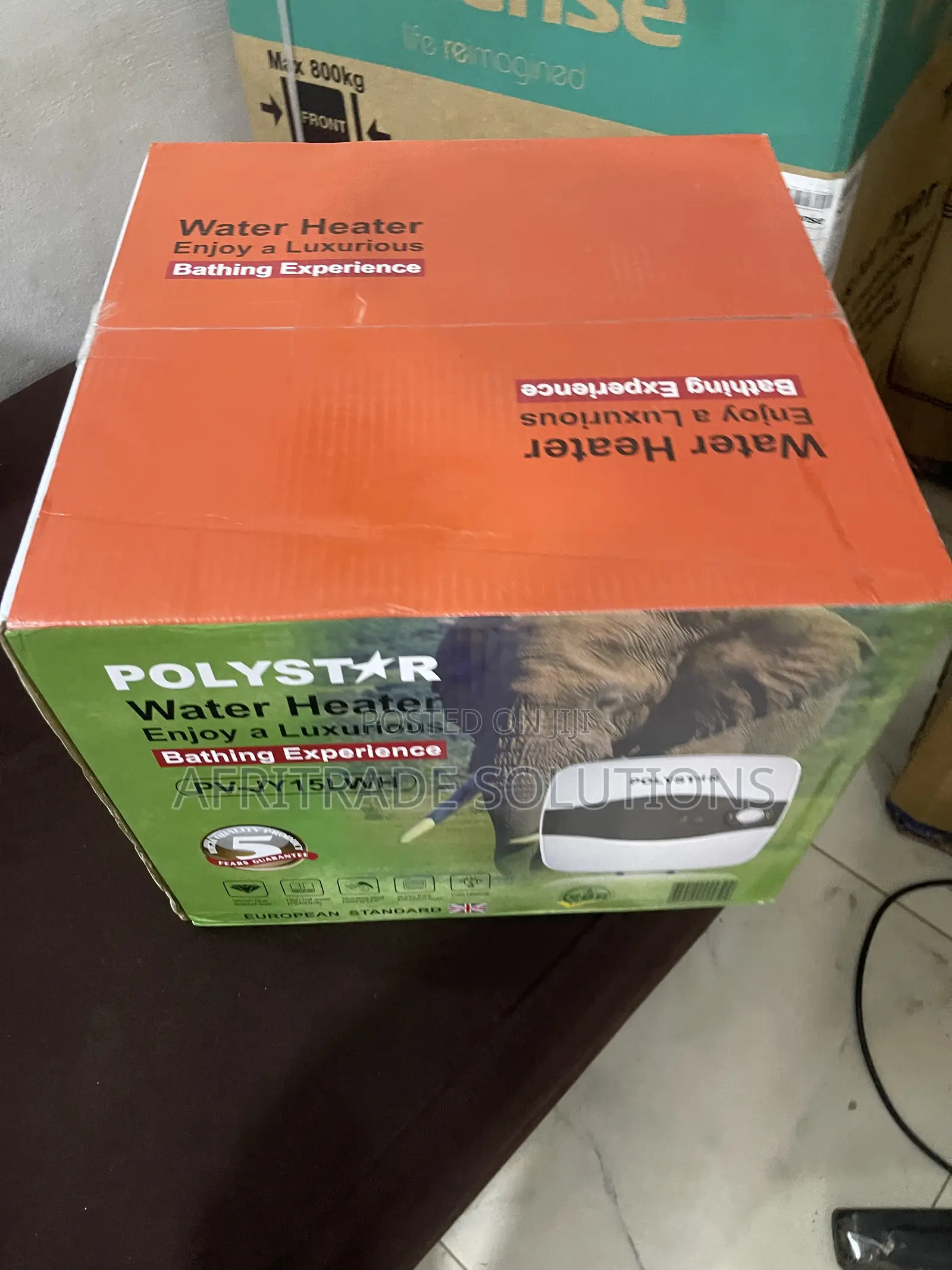 Polystar PV-JY15LWH 15L Vertical Hot Water Heater